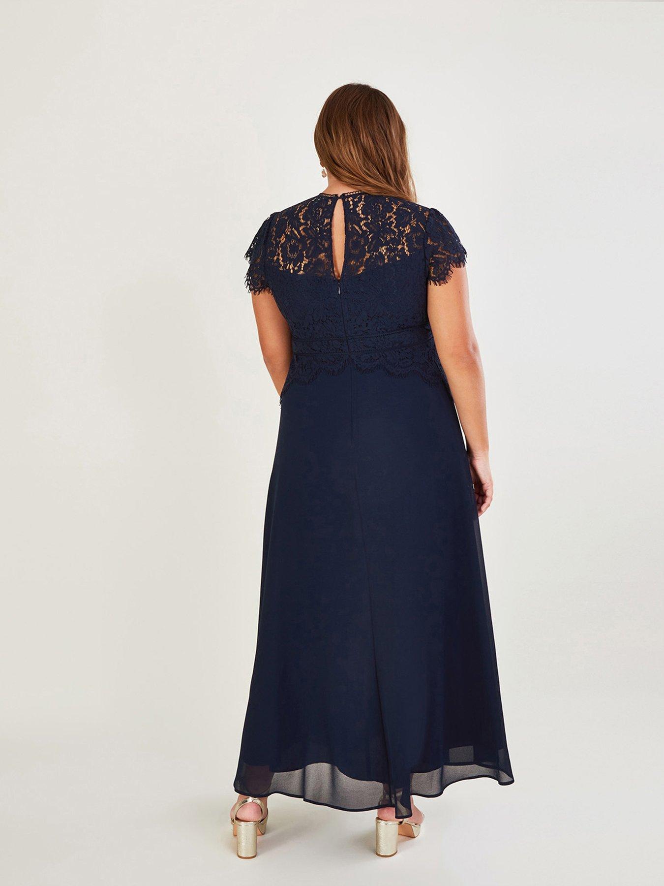 Image 4 of 6 of Monsoon Louise Lace Maxi Bridesmaid Dress