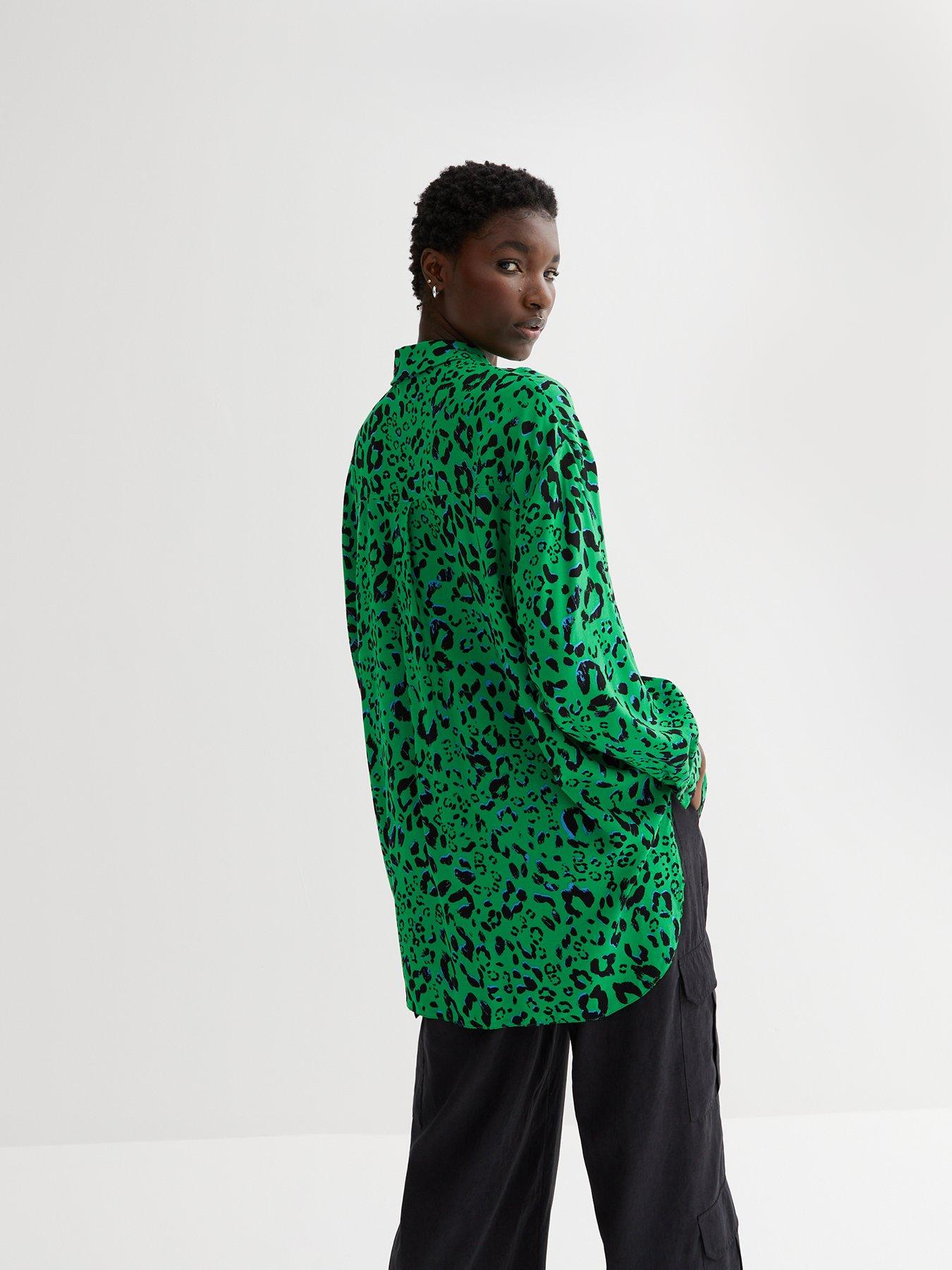 new-look-green-leopard-print-oversized-shirtstillFront