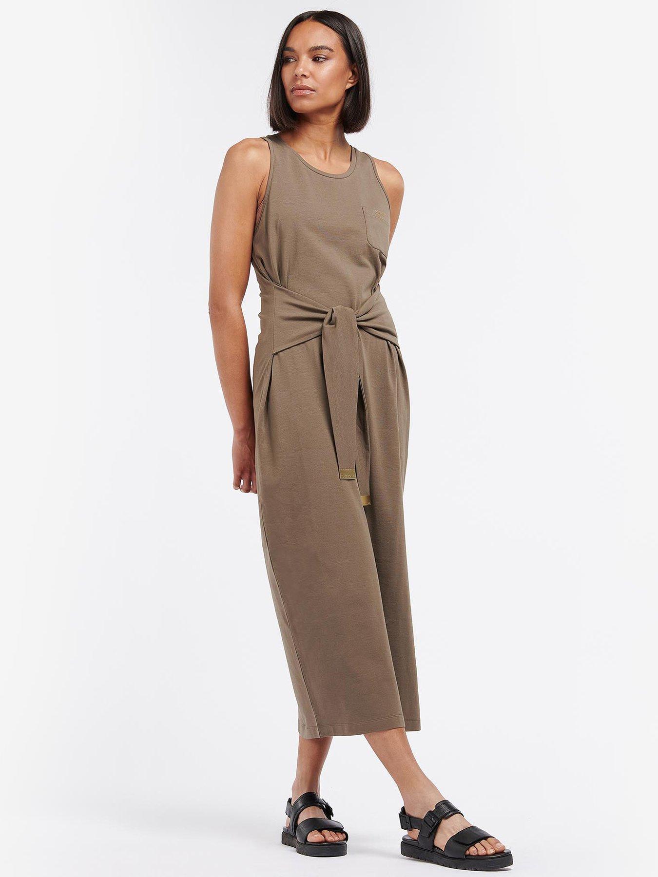 Barbour dress Green on sale