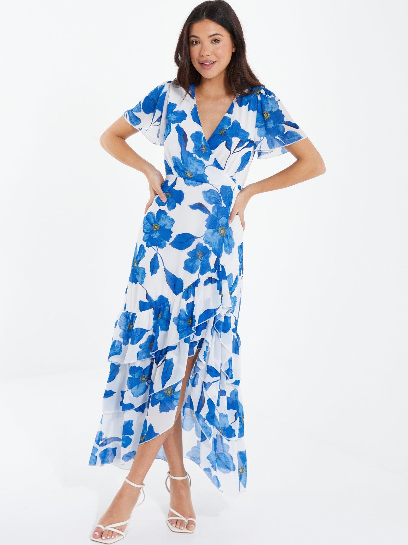 quiz-quiz-floral-wrap-cap-sleeve-midaxi-dress