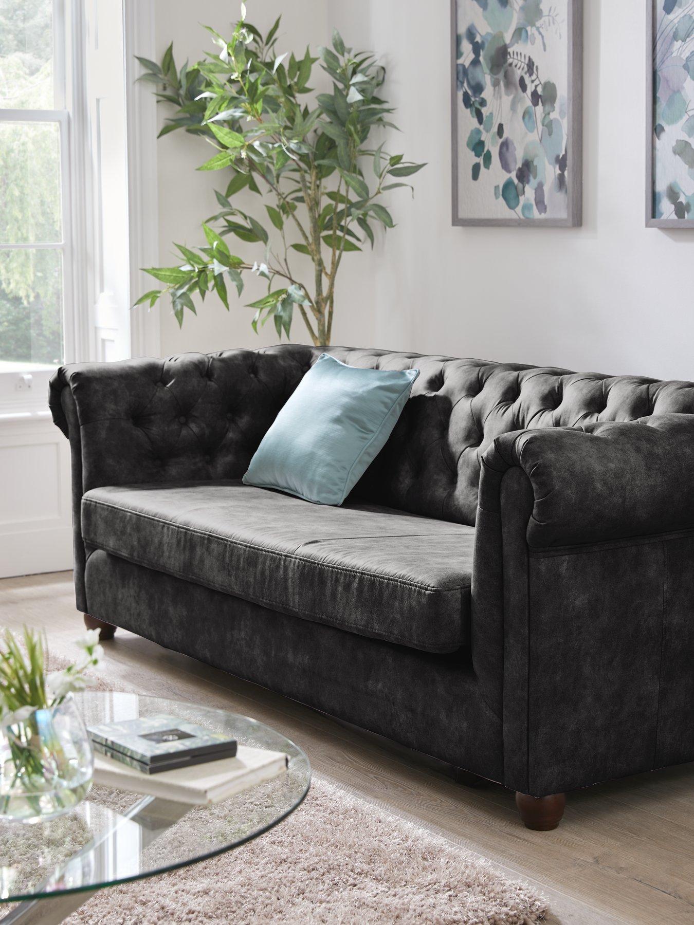 the-very-collection-chesternbspleather-look-3-seater-sofa-bednbsp--fscreg-certified