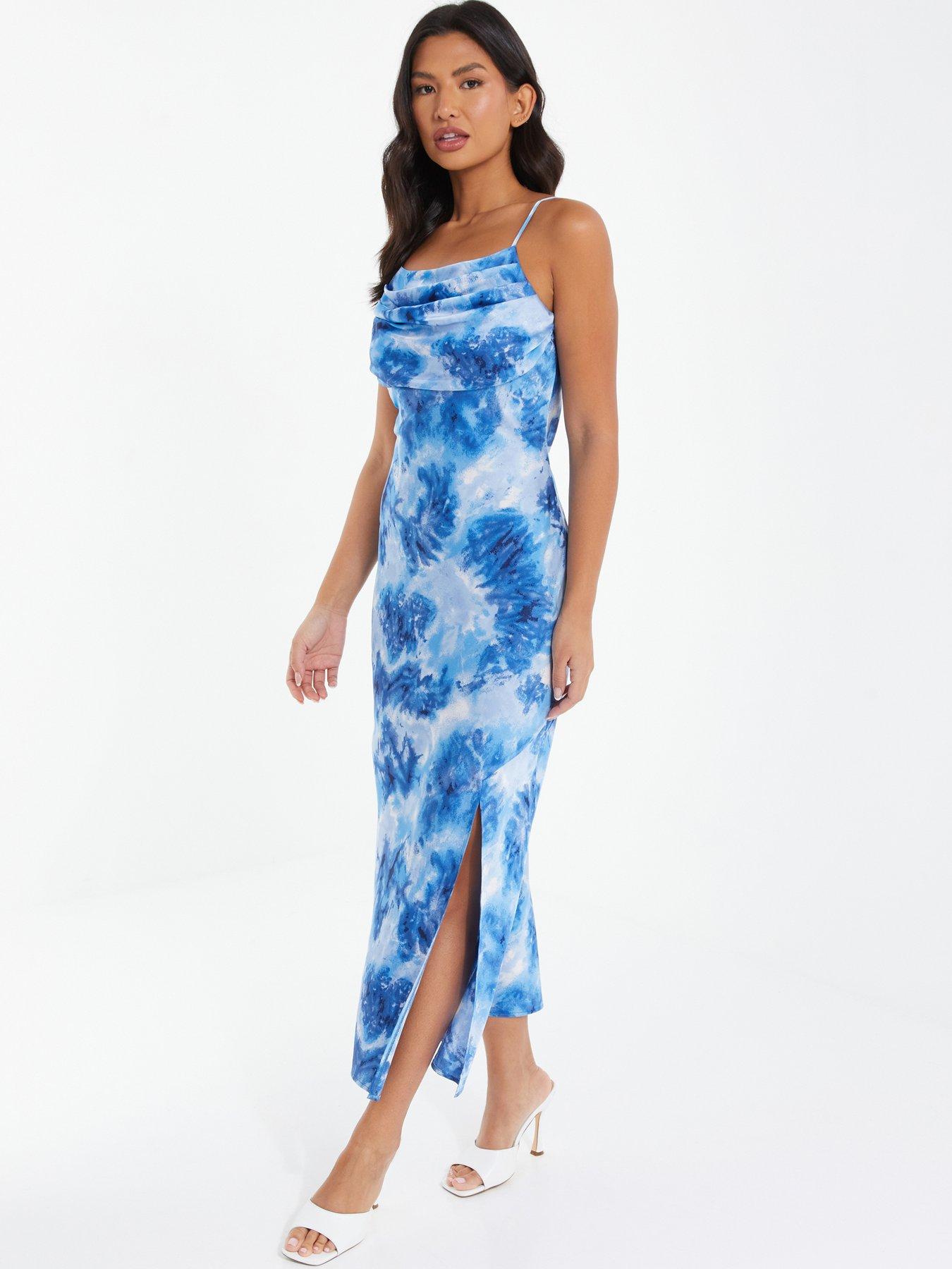 quiz-quiz-tie-dye-satin-cowl-neck-midi-dressback