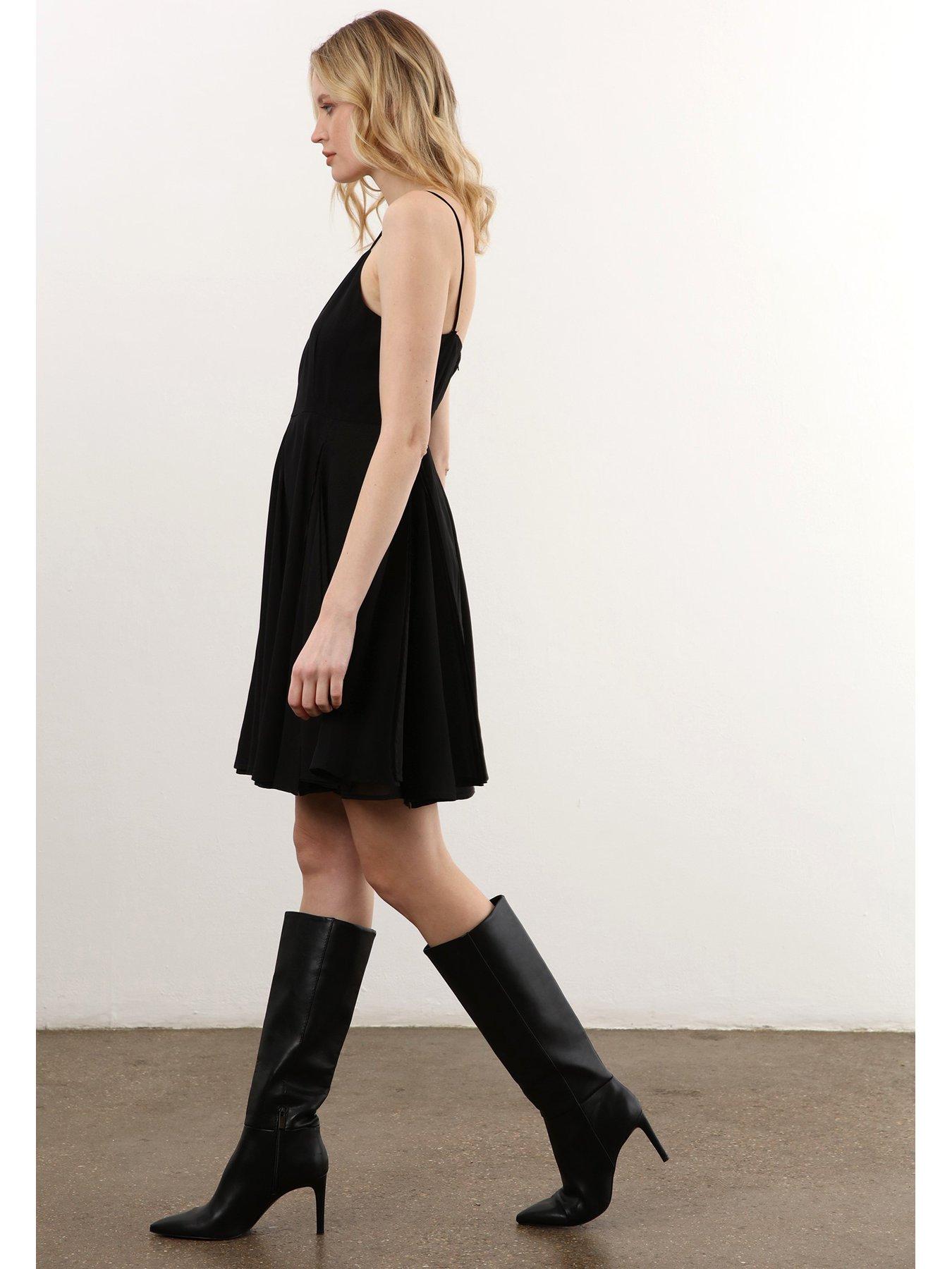Image 4 of 6 of Religion Jewel Mini Dress - Black
