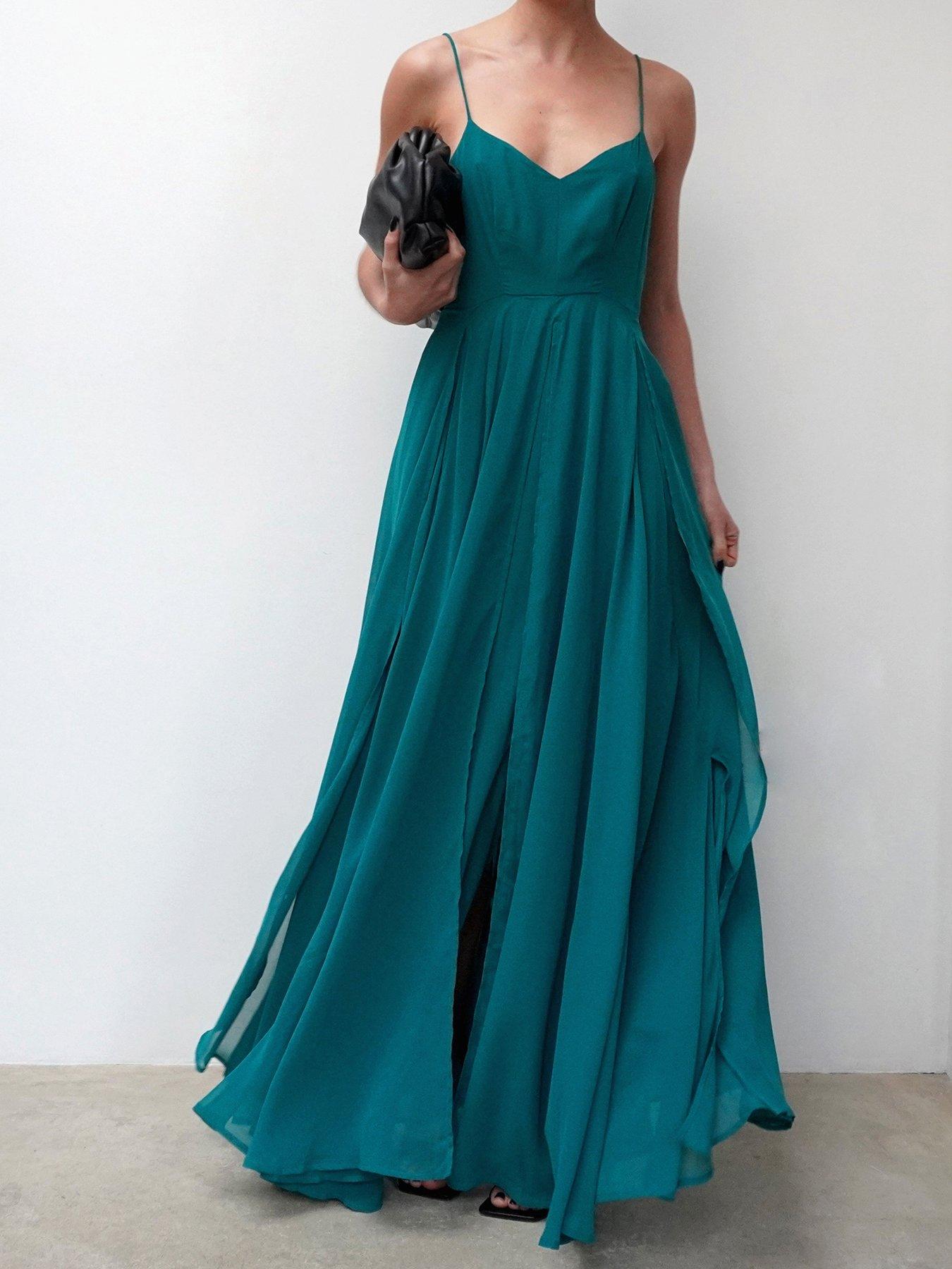 Image 2 of 6 of Religion Olsen Maxi Dress - Green