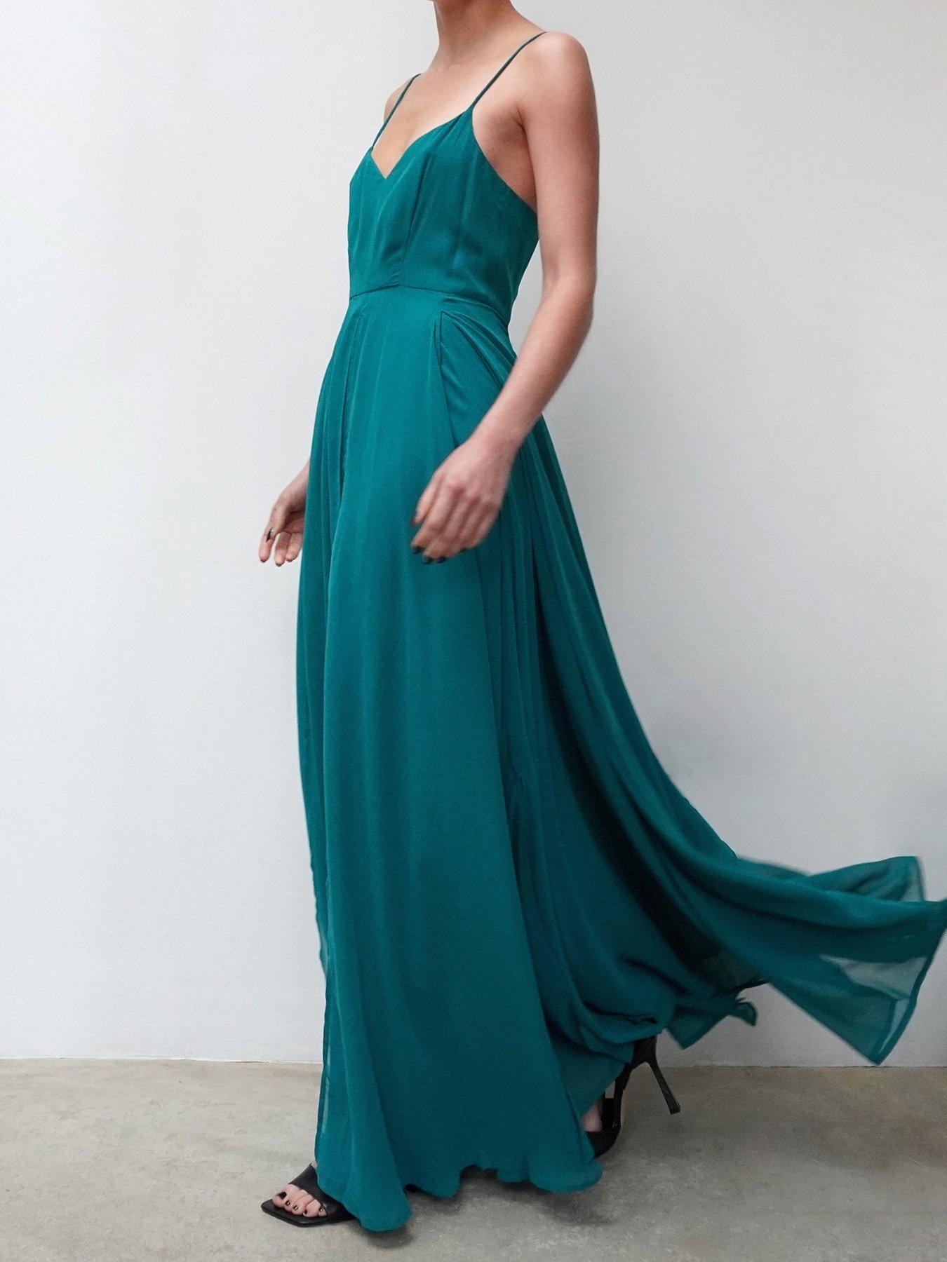 Image 3 of 6 of Religion Olsen Maxi Dress - Green