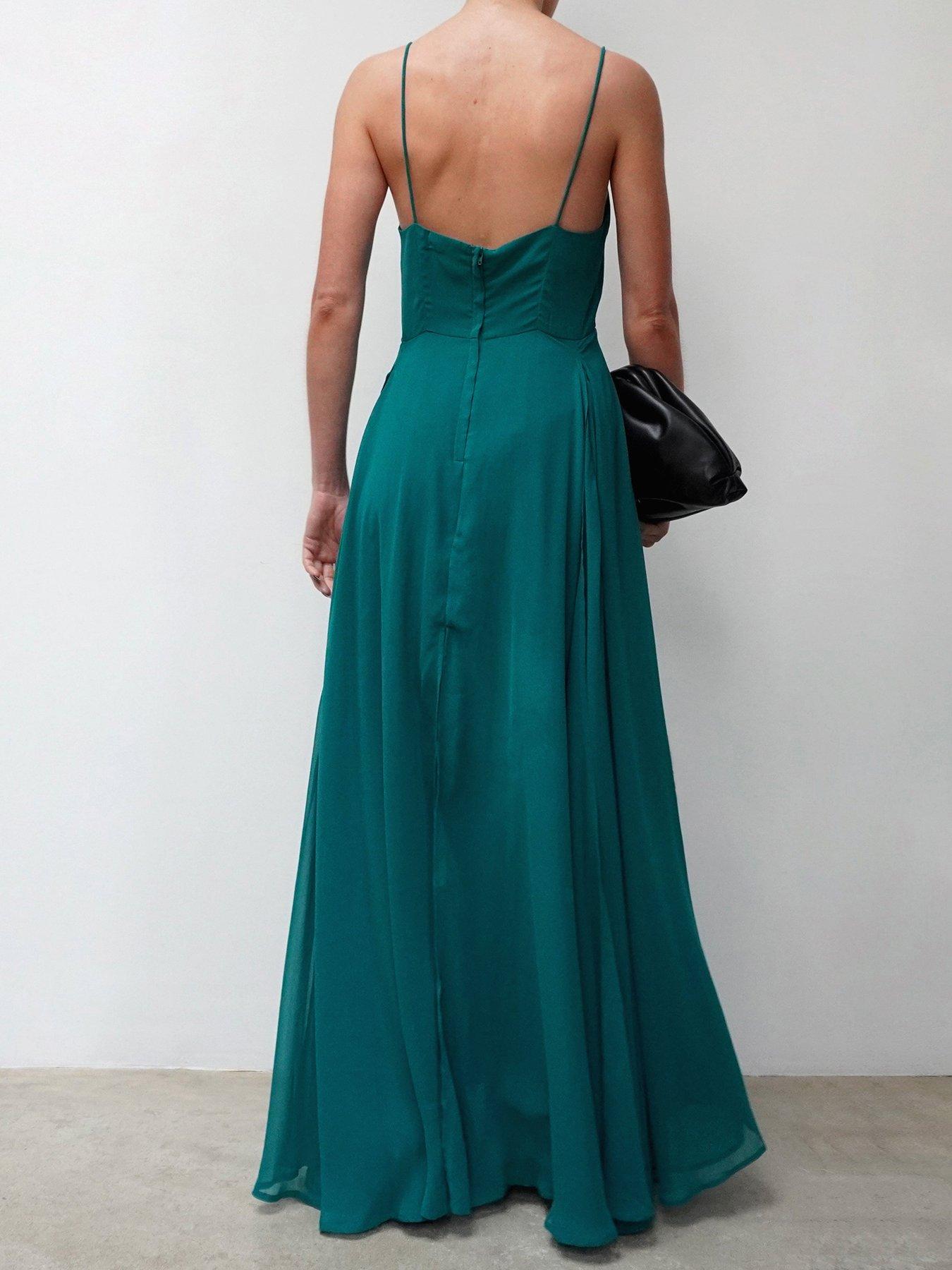 Image 4 of 6 of Religion Olsen Maxi Dress - Green