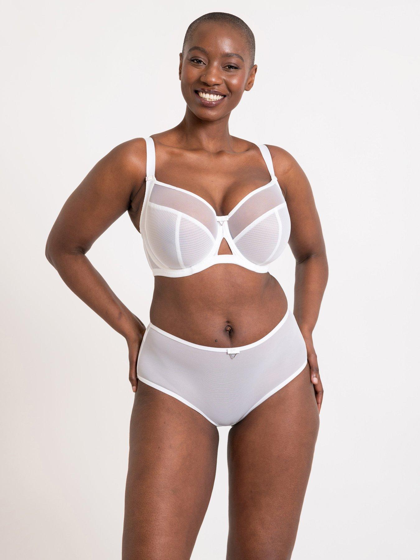 Image 2 of 6 of Curvy Kate Victory 4 Part Balcony Bra - White