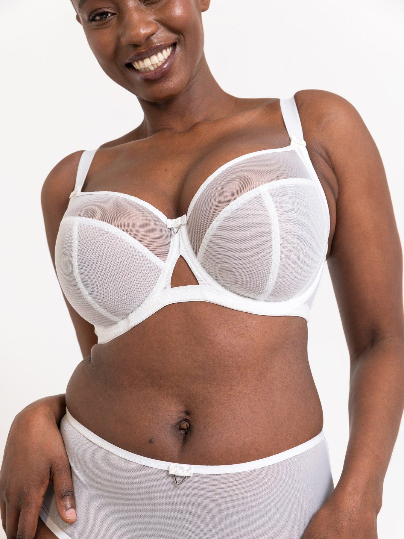 Image 4 of 6 of Curvy Kate Victory 4 Part Balcony Bra - White