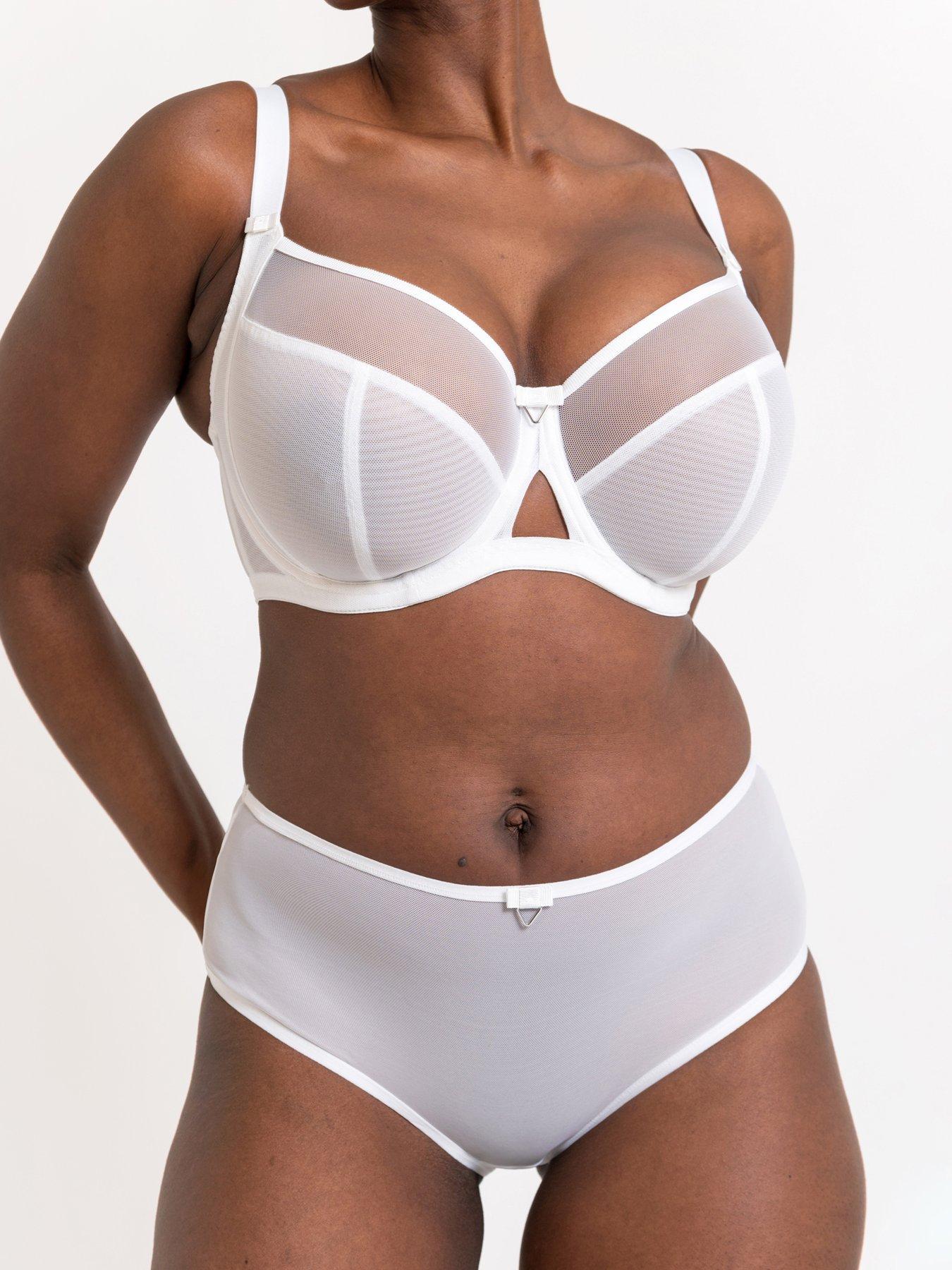 Image 6 of 6 of Curvy Kate Victory 4 Part Balcony Bra - White