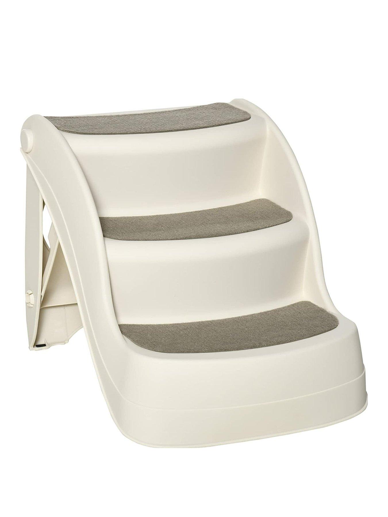 pawhut-pawhut-foldable-pet-stairs-portable-dog-steps-3-step-design-with-non-slip-mats-for-high-beds-sofas-49-x-38-x-38-cm-cream