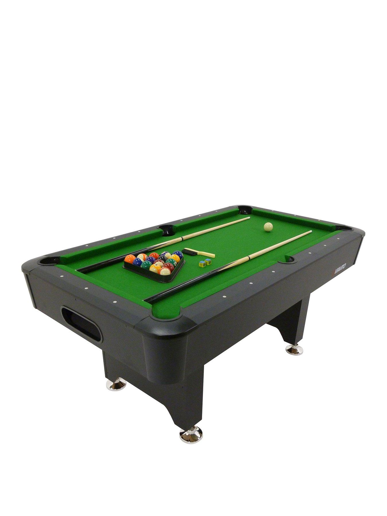 viavito-pt200-6ft-pool-table-adjustable-feet-for-level-playing-surface-with-accessoriesfront