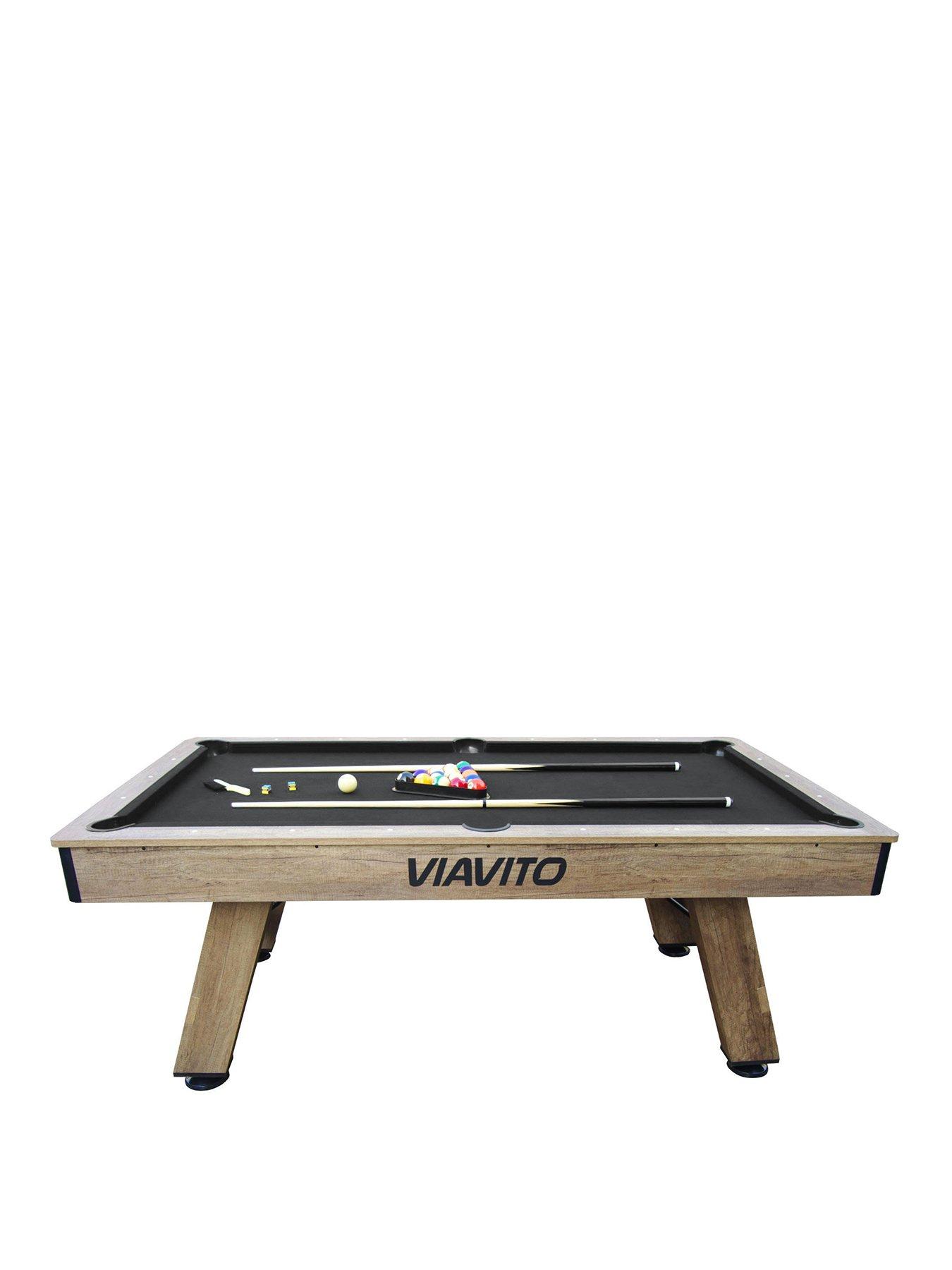 viavito-pt500-7ft-pool-table-leg-levellers-for-adjustment-with-accessories-packstillFront