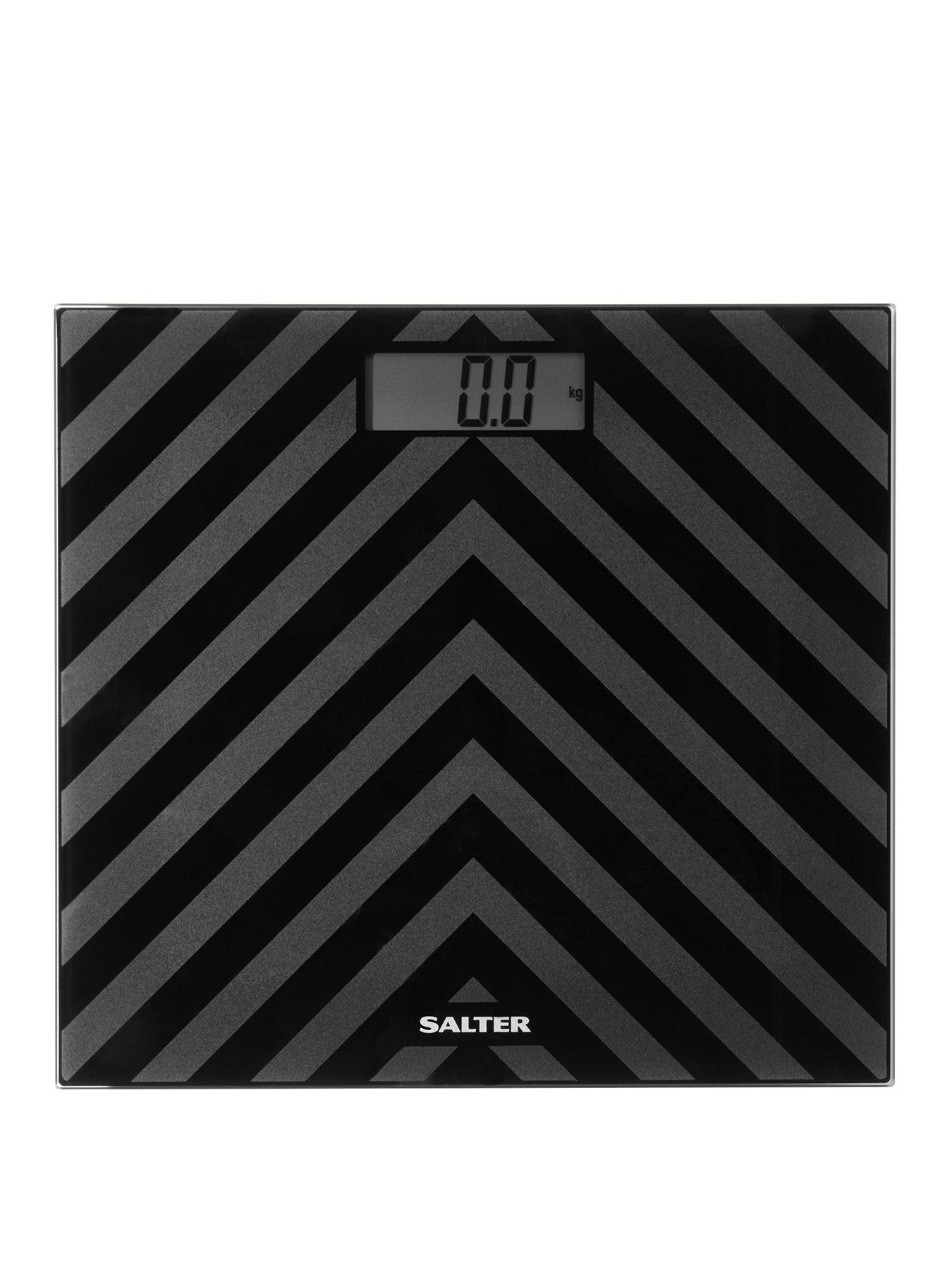 undefined Electronic Black Chevron Bathroom Scale