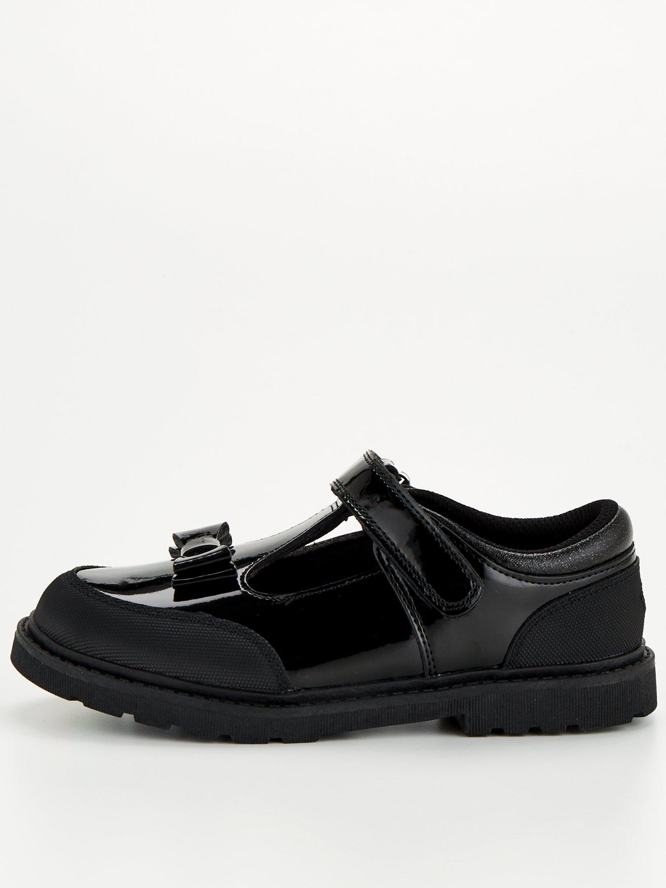 Image 1 of 6 of V by Very Toezone Girls T-bar Patent Leather Bow Shoe