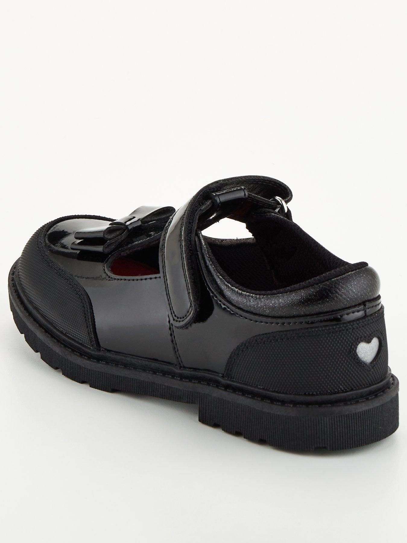 Image 2 of 6 of V by Very Toezone Girls T-bar Patent Leather Bow Shoe