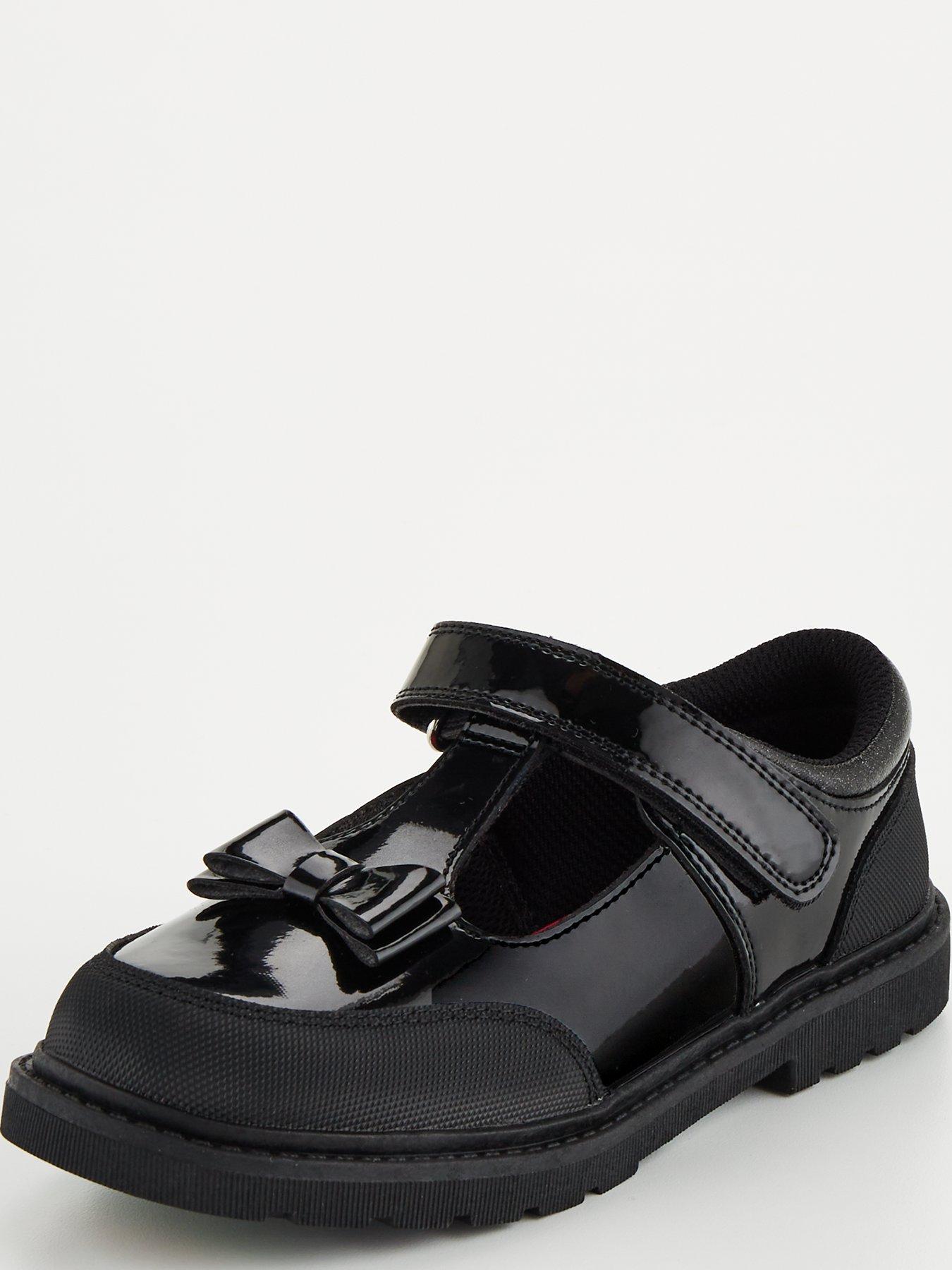 Image 3 of 6 of V by Very Toezone Girls T-bar Patent Leather Bow Shoe