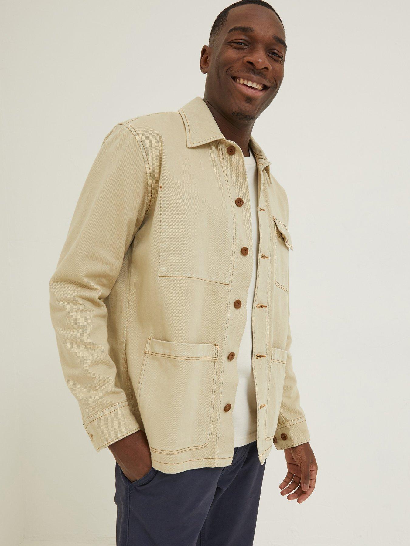 Beige work jacket hotsell