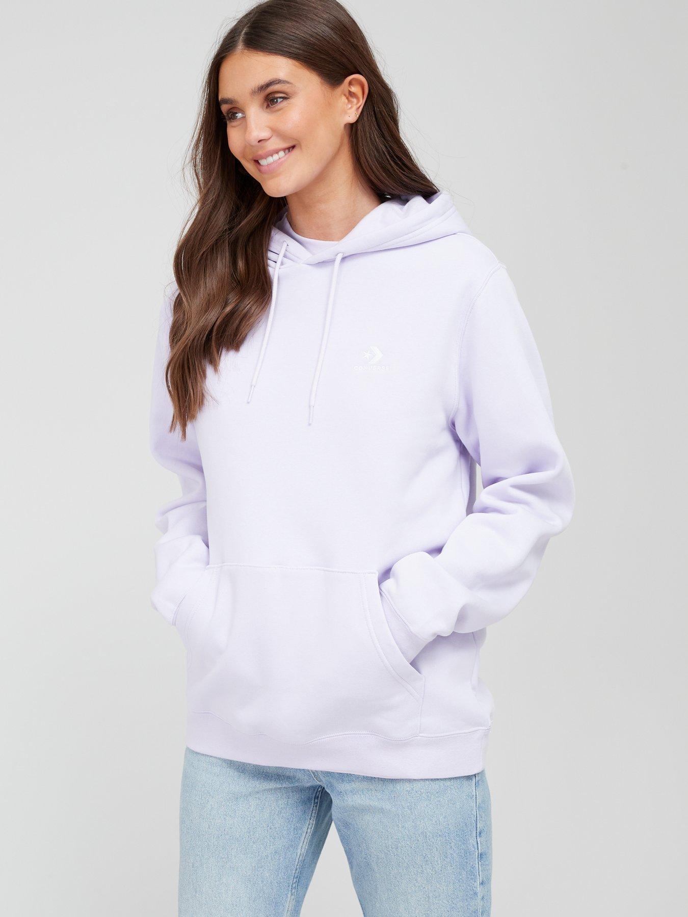 Converse on sale purple hoodie