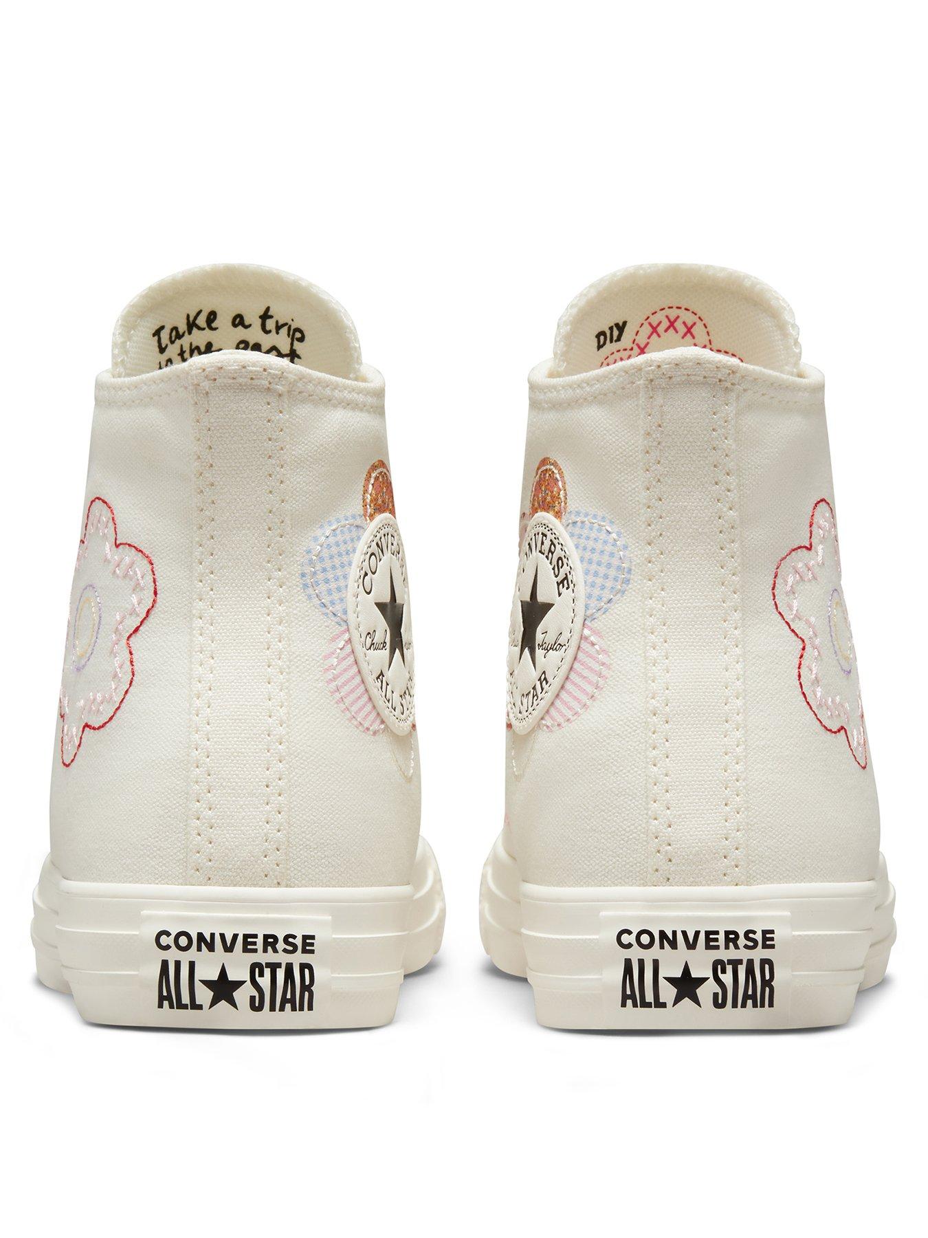 Converse Womens Chuck Taylor All Star Hi Top Trainers Off White