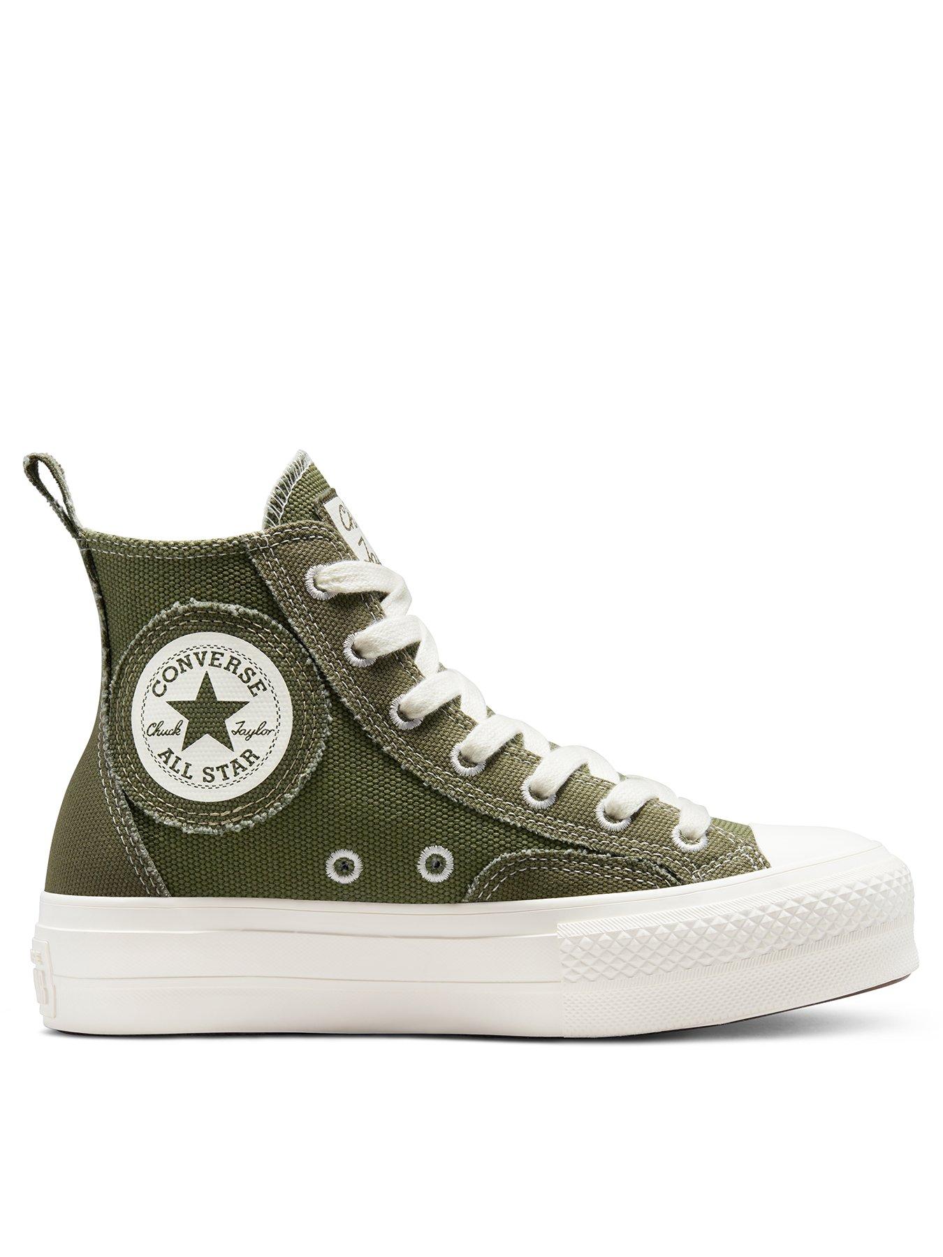 Women s Chuck Taylor All Star Lift Trainers GREEN