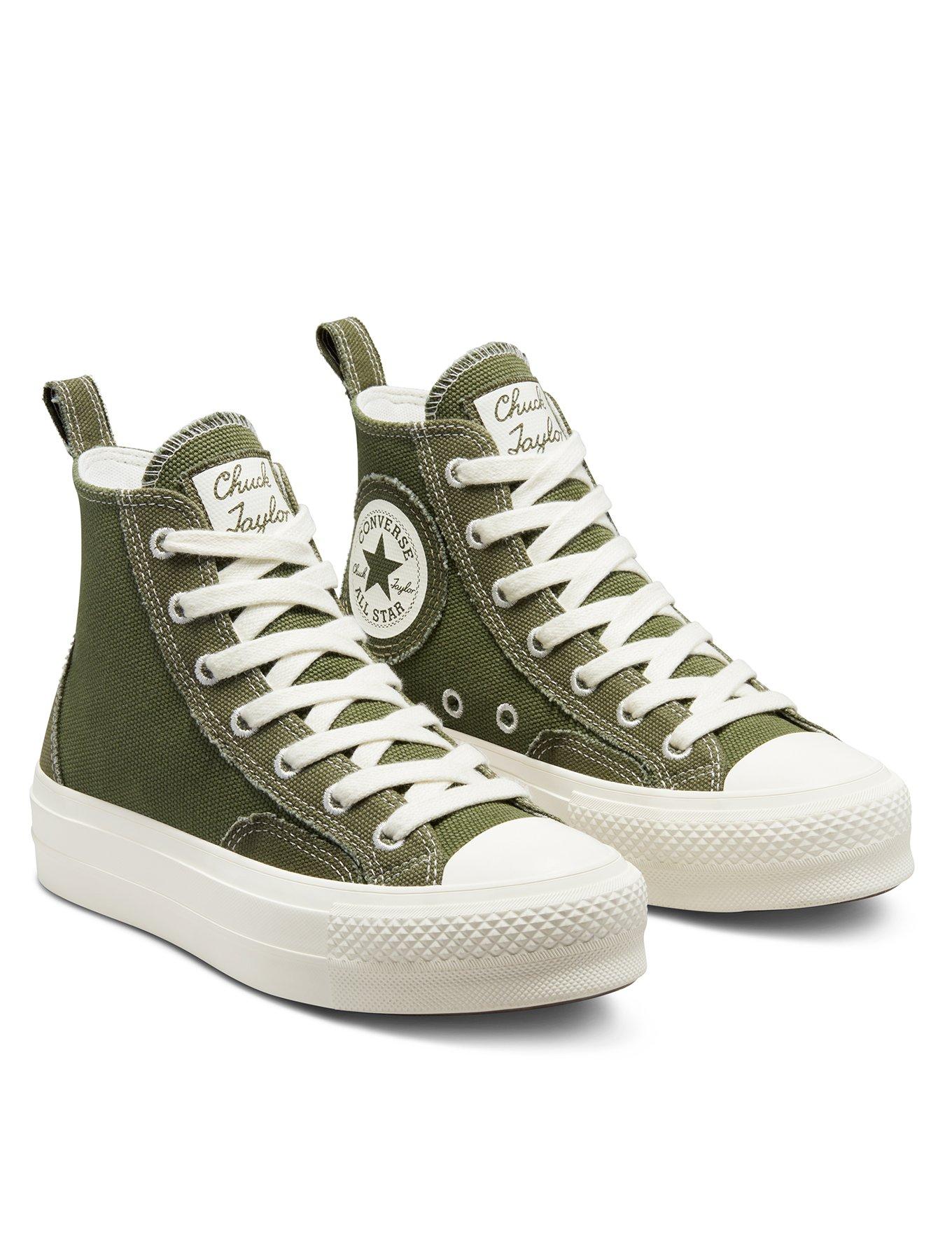 Women s Chuck Taylor All Star Lift Trainers GREEN