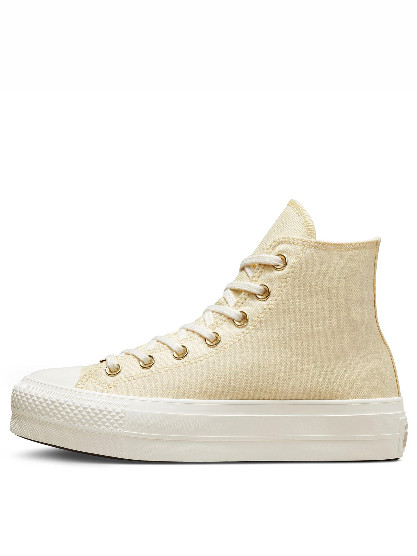 All beige outlet converse