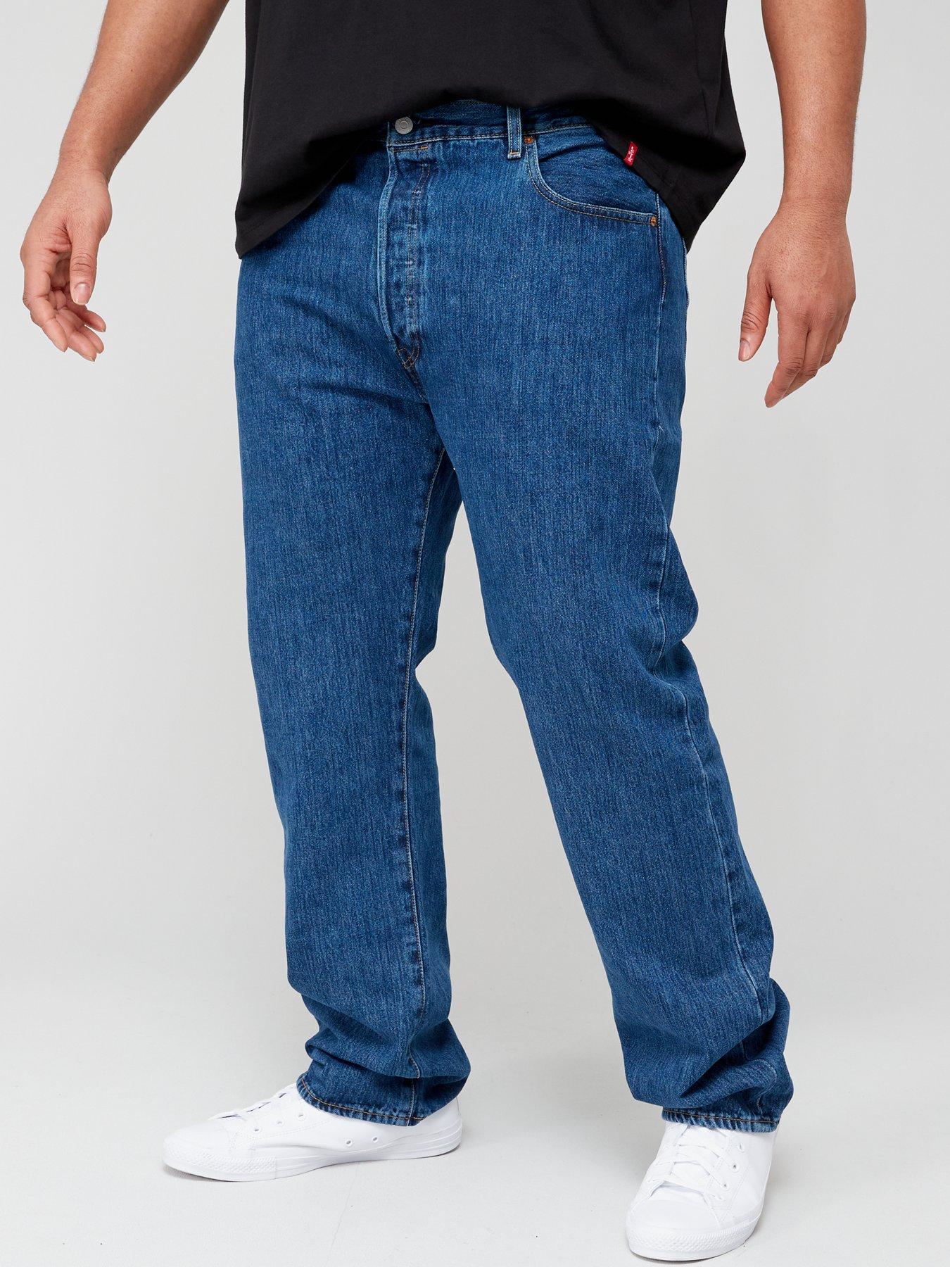undefined Big  &  Tall 501® Original Straight Fit Jeans - Stonewash - Blue