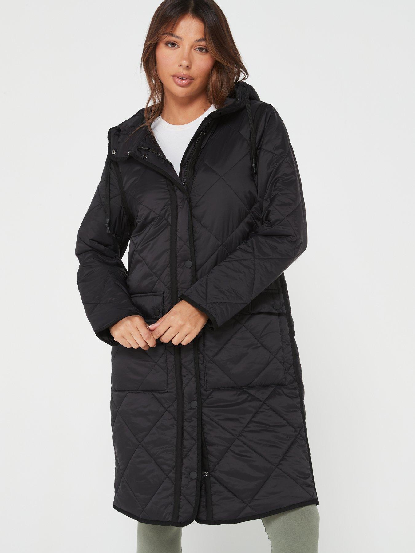 Womens Maternity Padded Longline Coat, £32.00