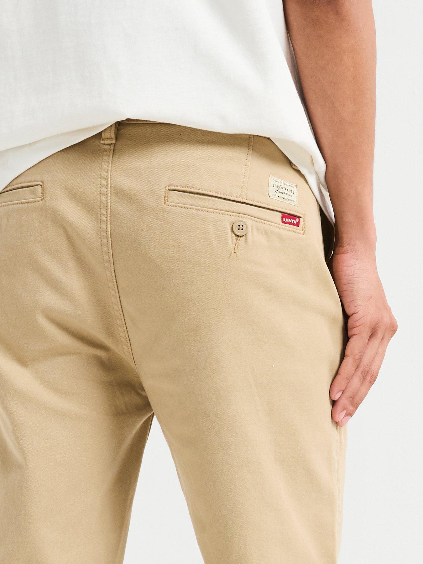Levis Slip On Beige Levi's 90s Straight Trousers In Beige ASOS