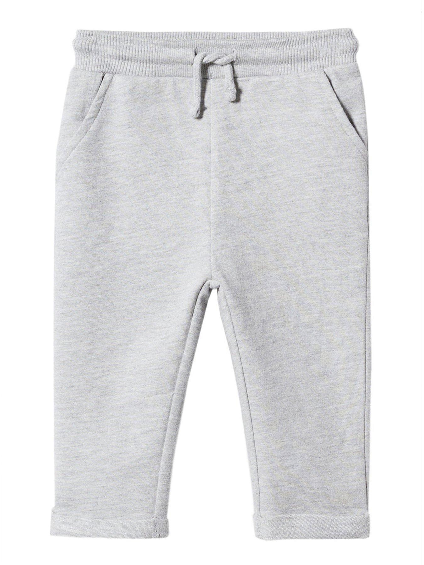 Baby Girls Straight Joggers - Grey