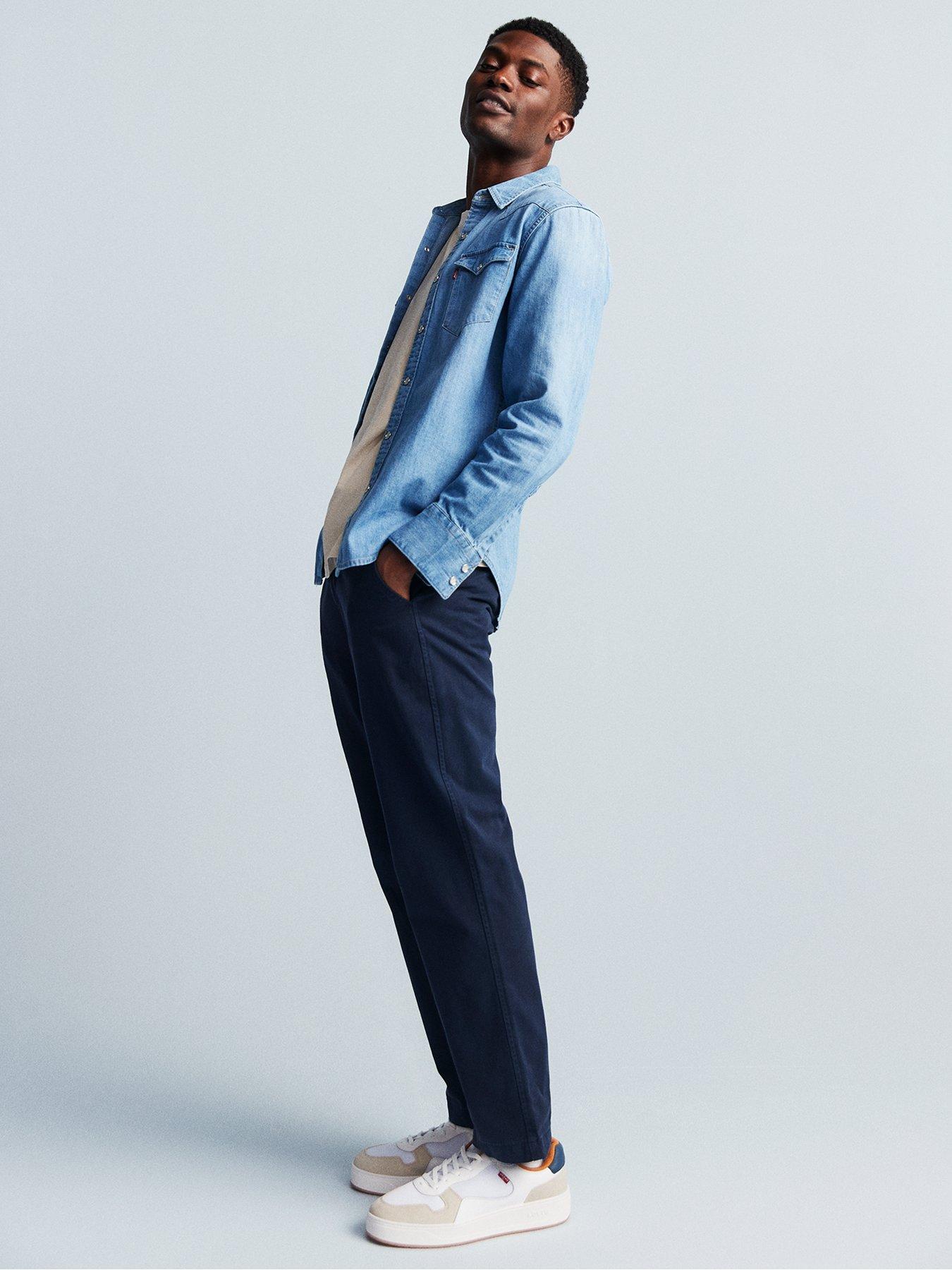 Levis light blue denim shirt best sale