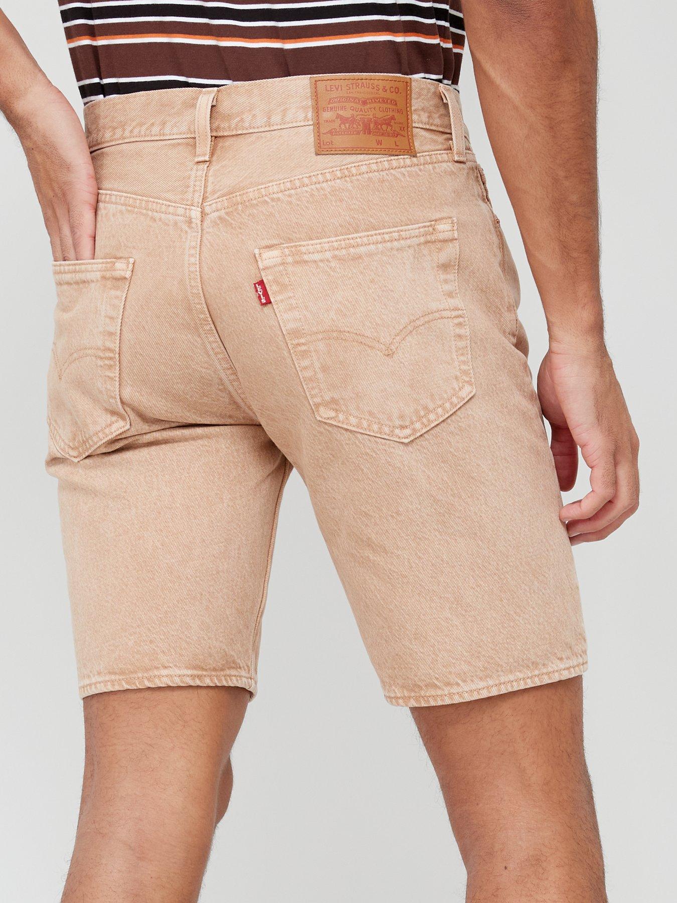 Brown levi shorts hot sale