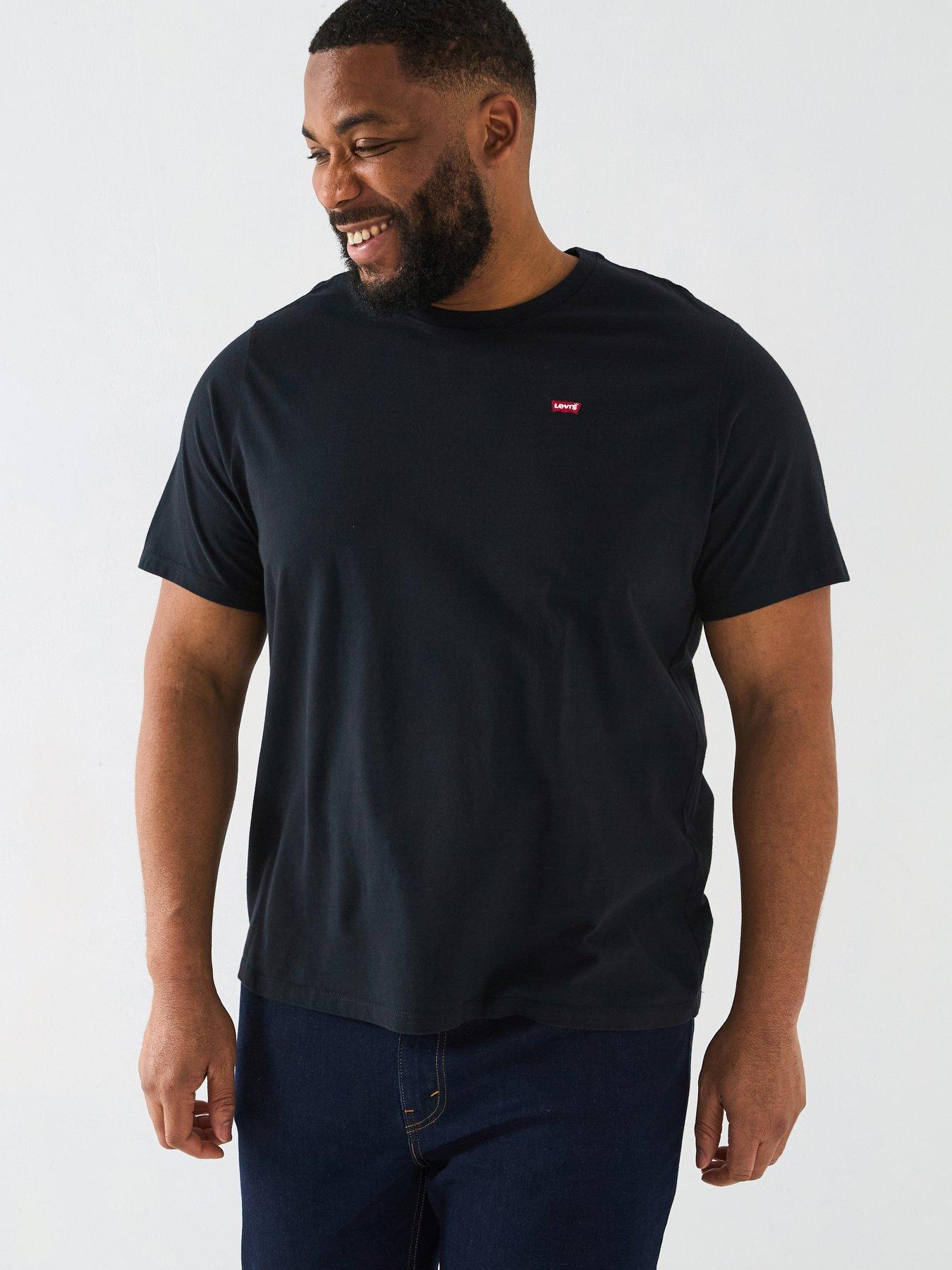 Image 1 of 4 of Levi's Big &amp; Tall Small Logo T-shirt - Black