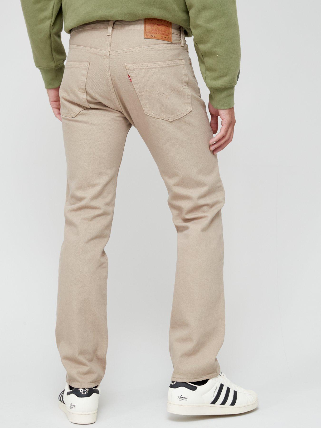 Beige levis deals jeans