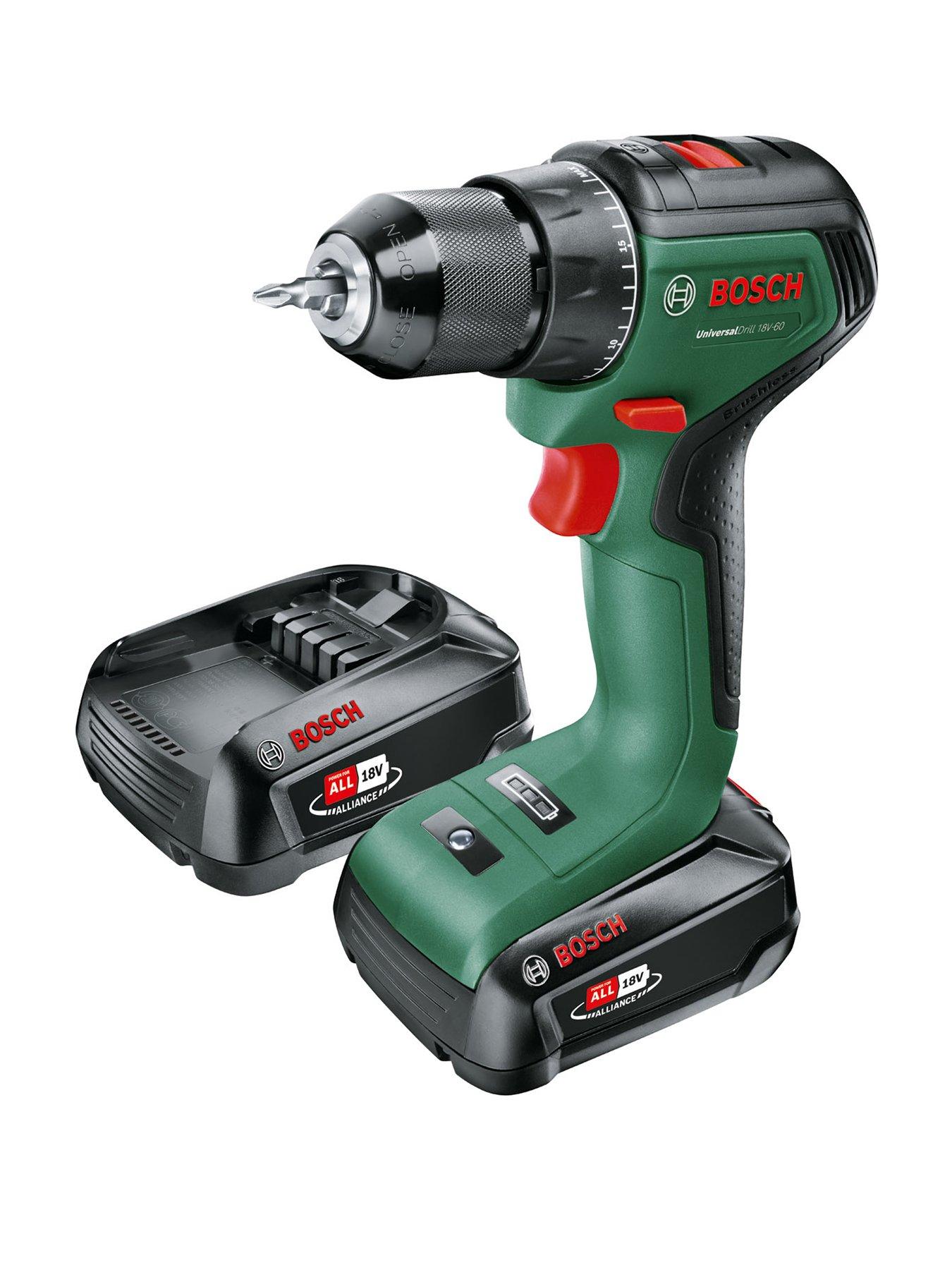 bosch-universaldrill-18v-60-cordless-2-speednbspdrilldriver-withnbsp2x-20ah-batteriesnbspand-al-18v-20-chargerfront