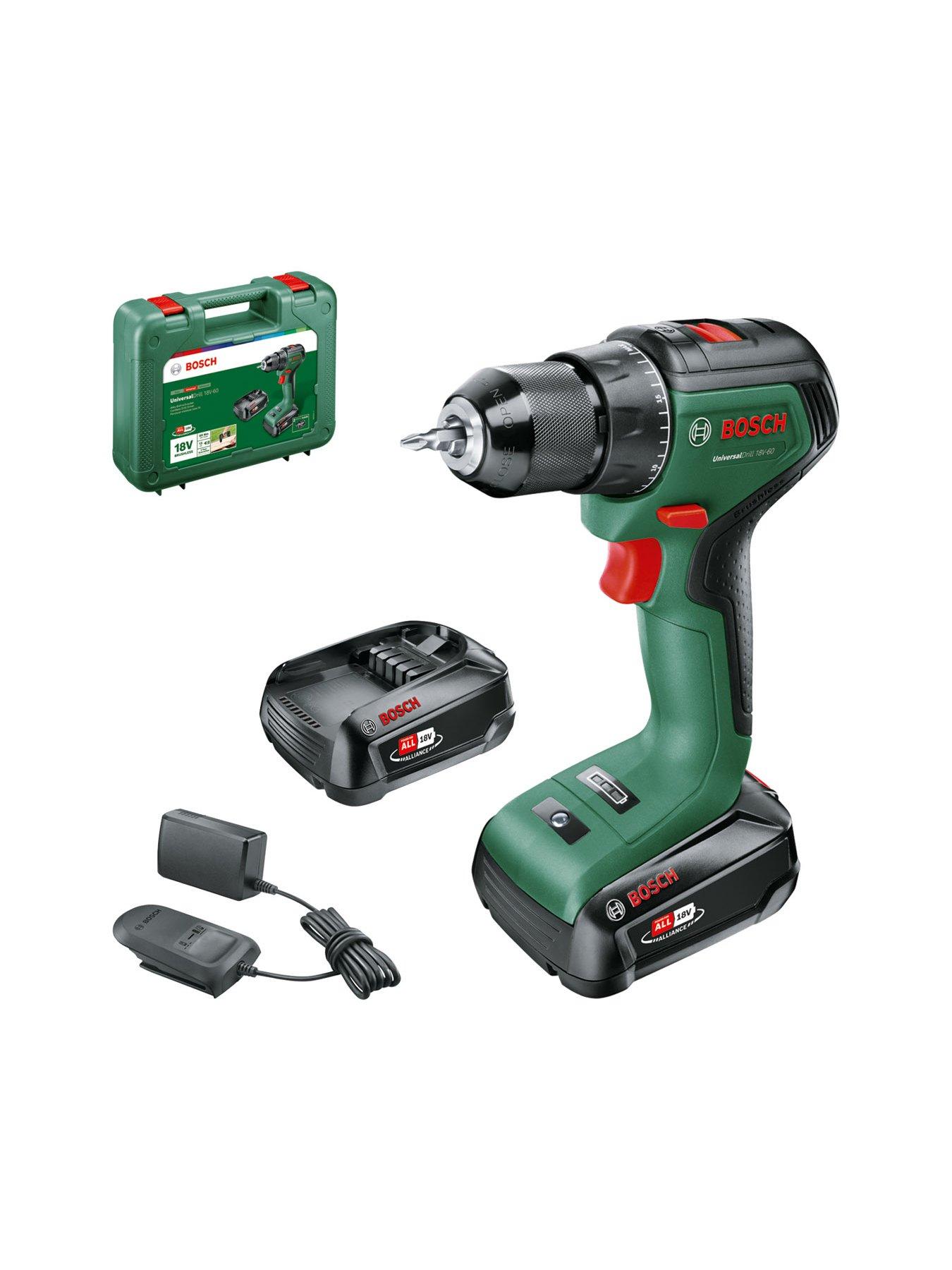 bosch-universaldrill-18v-60-cordless-2-speednbspdrilldriver-withnbsp2x-20ah-batteriesnbspand-al-18v-20-chargerstillFront