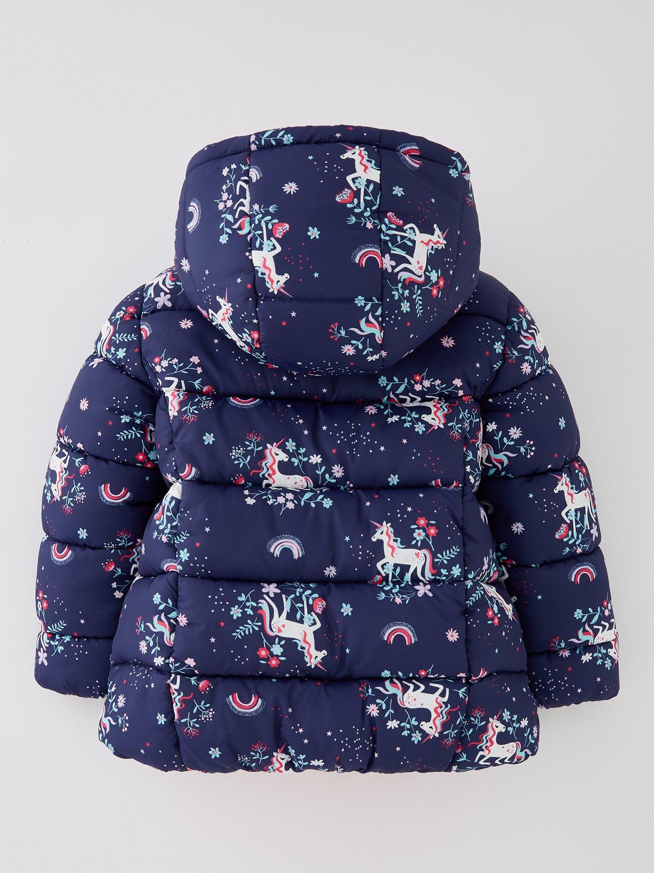 Everyday Unicorn Padded Coat Multi Very Ireland