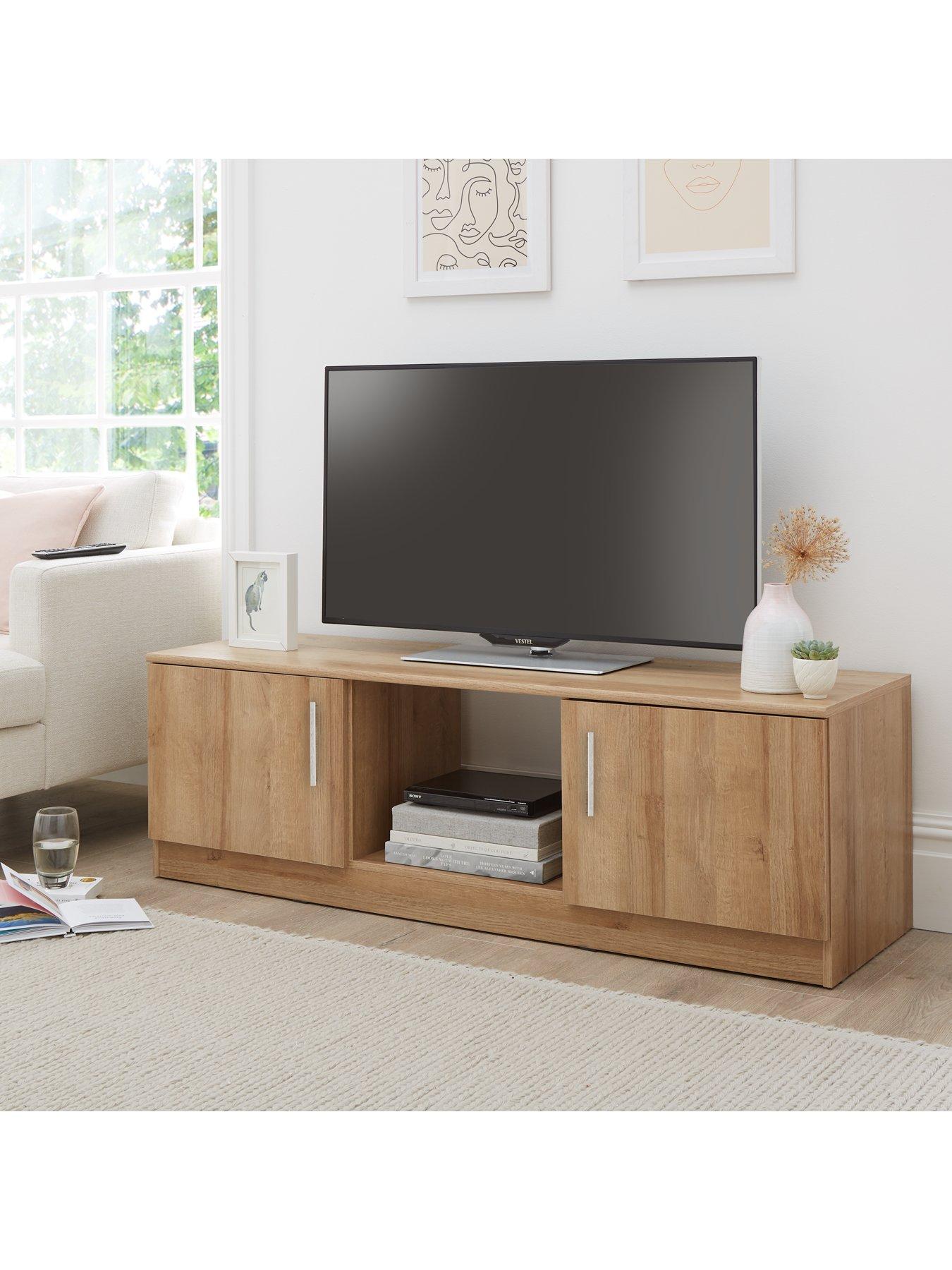 The Very Collection Panama 2 Door TV Unit - fits up to 55 inch - FSC® Certified