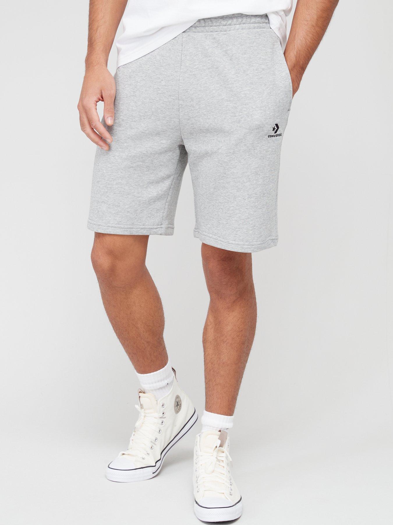 converse-star-chevron-fleece-short-grey