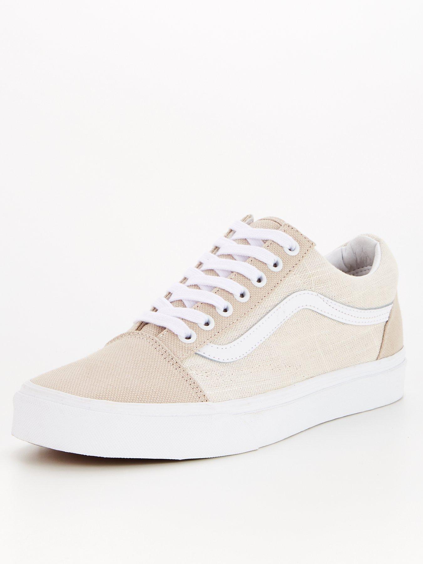 Natural white vans deals