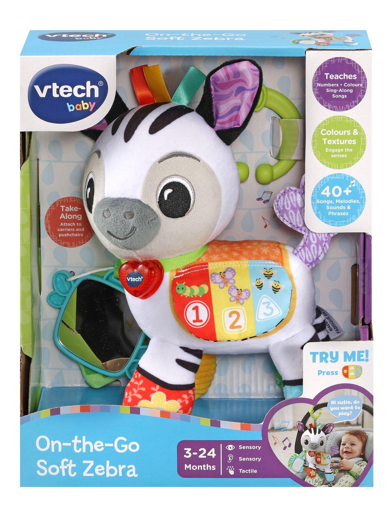 Image 7 of 7 of VTech On-the-Go Soft Zebra