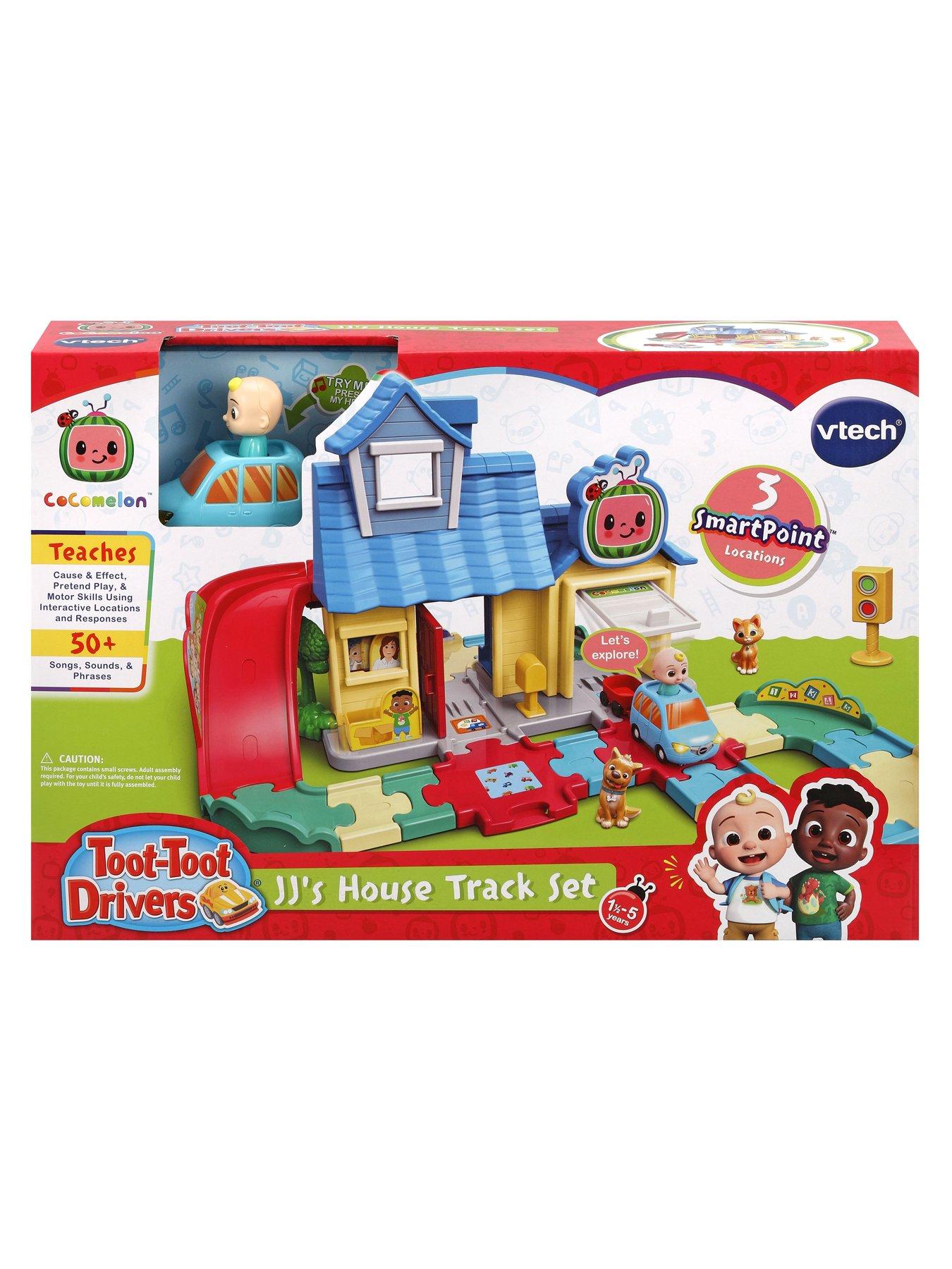 Image 7 of 7 of VTech Cocomelon Toot-Toot Drivers JJ's House Track Set