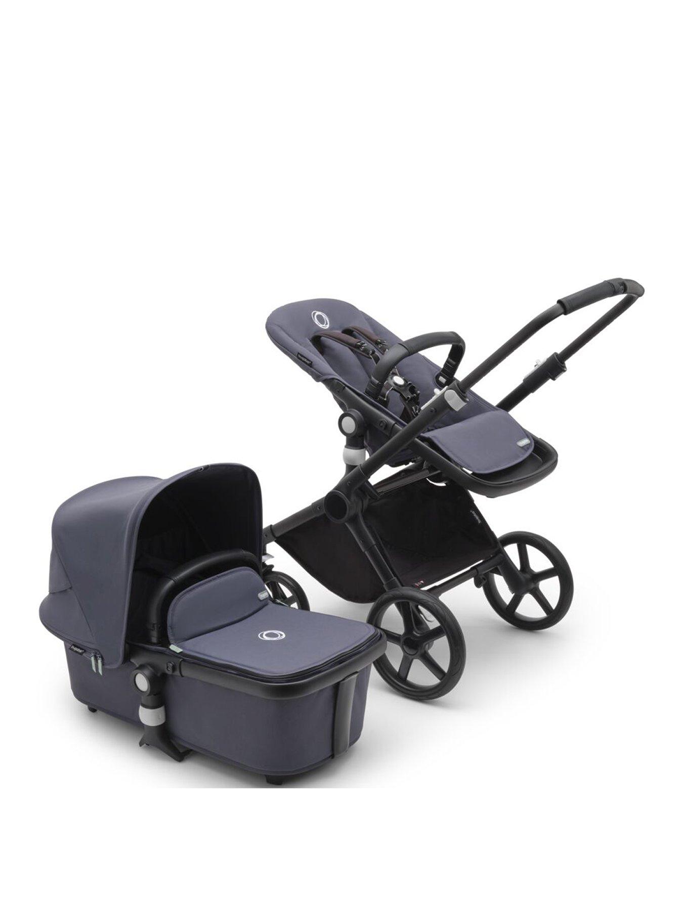 undefined Bugaboo Fox Cub complete BLACK/STORMY BLUE-STORMY BLUE
