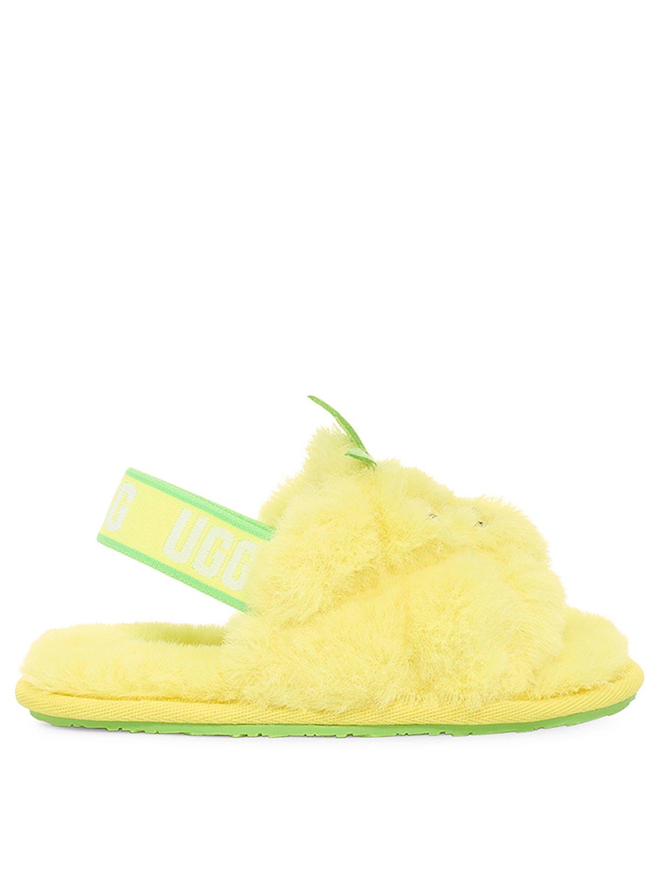 Baby fluff yeah slides yellow hot sale