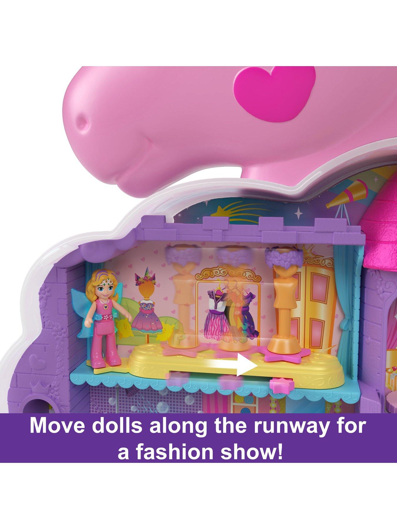 Image 5 of 7 of Polly Pocket Rainbow Unicorn Salon Compact&nbsp;Playset
