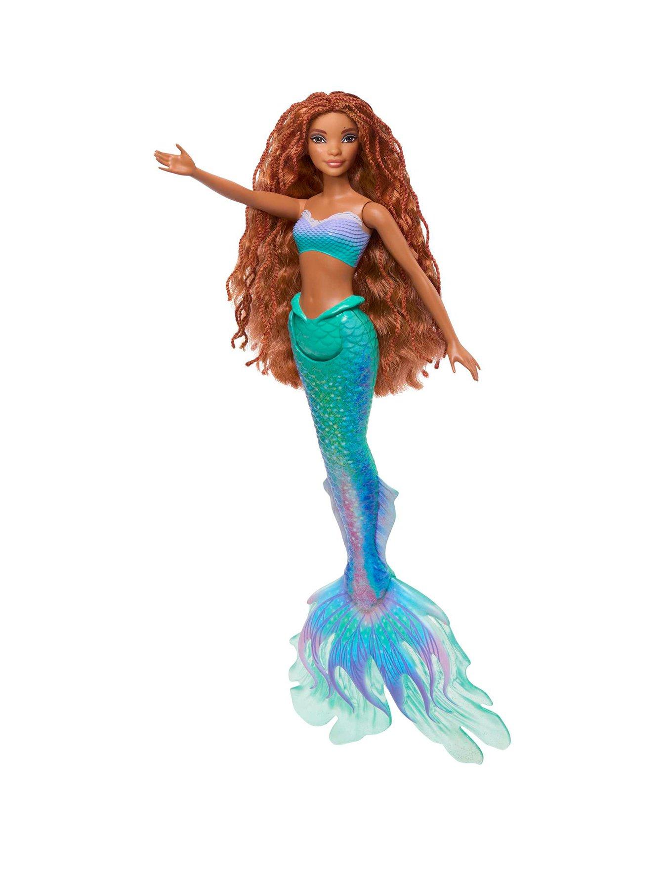 Disney Princess Shimmer Spa Ariel 8-inch Styling Head, 20-Pieces, Red Hair,  Pretend Play, Officially Licensed Kids Toys for Ages 3 Up by Just Play