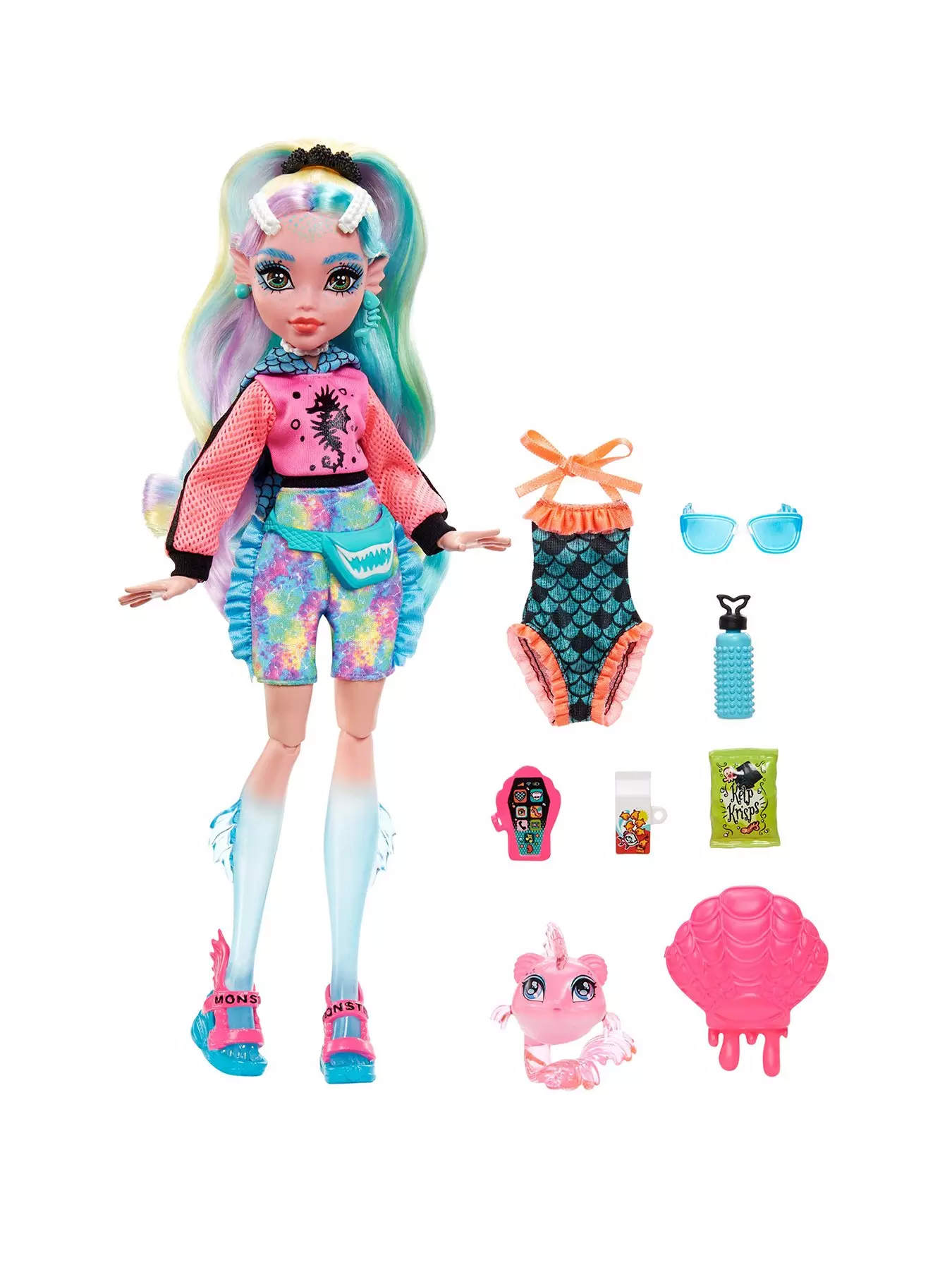 Doll Accessories 4 Items = 2x Swimwear Bikini + 1x Beach Chair + 1x  Inflatable Swim Ring Clothes for Barbie Doll Kids Toy Set