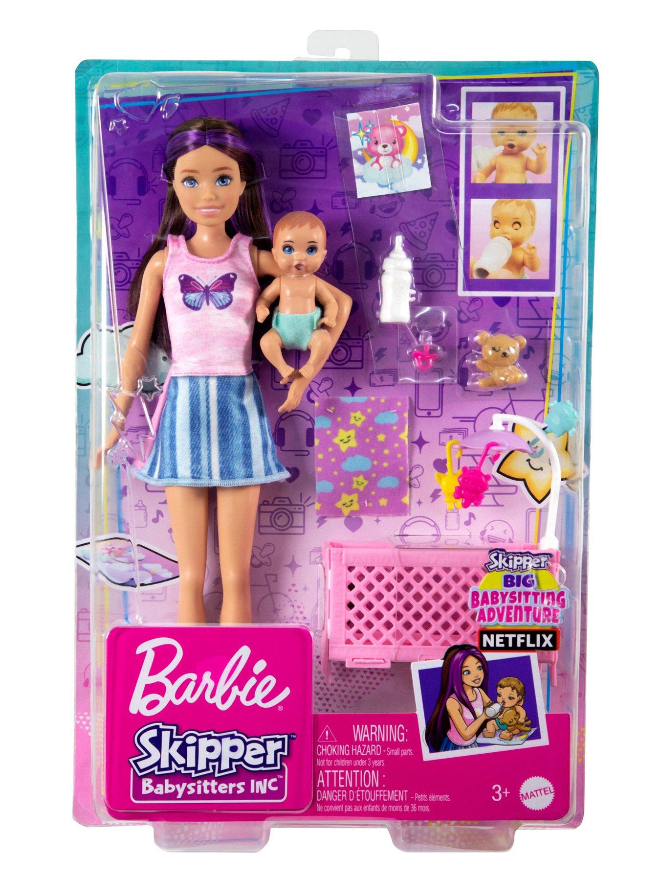 Image 6 of 7 of Barbie Skipper Babysitters Inc. Sleepy Baby Doll Playset