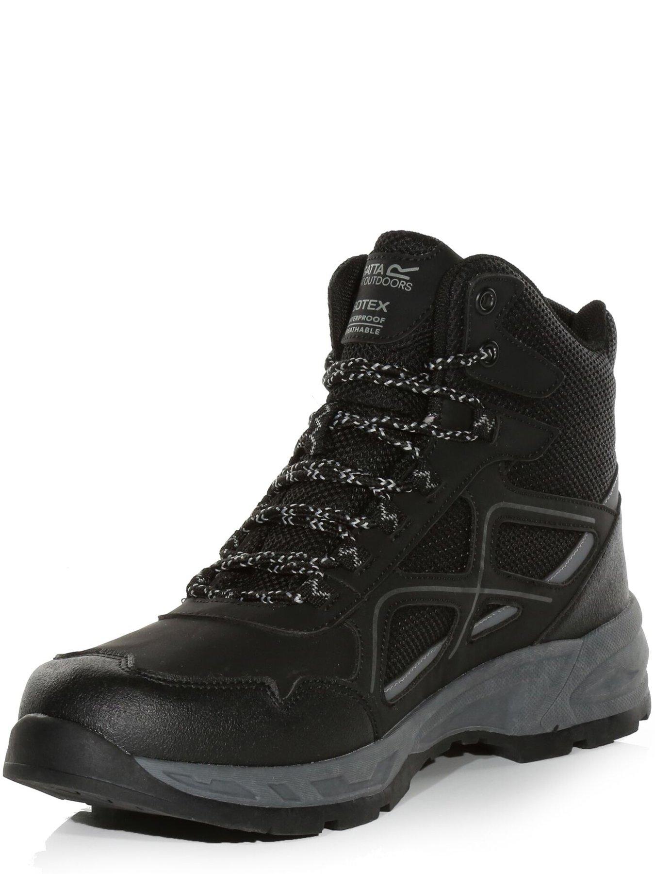 Image 3 of 6 of Regatta Mens Vendeavour Mid Walking Boots - Black/grey