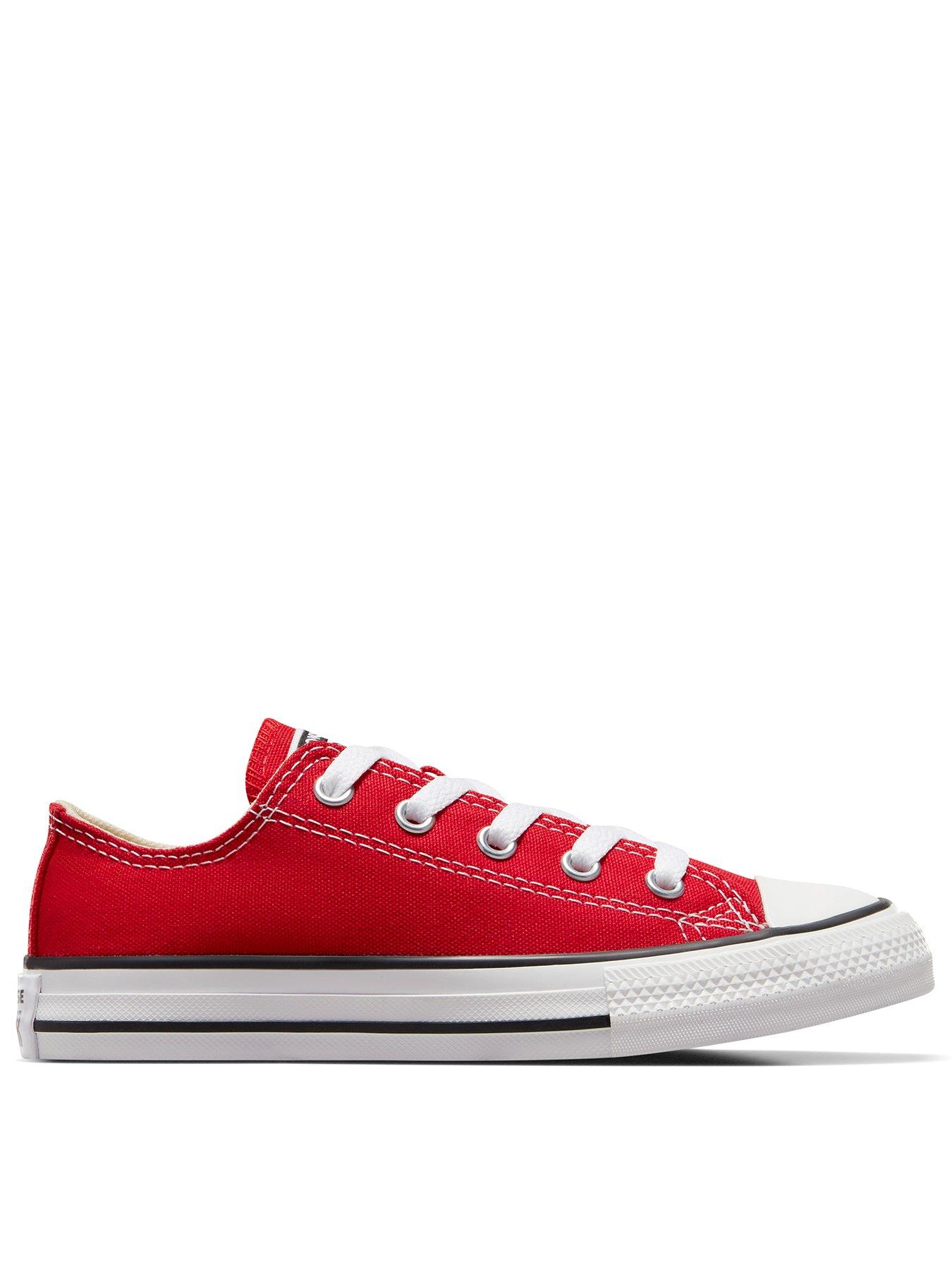undefined Kids Unisex Ox Trainer - Red
